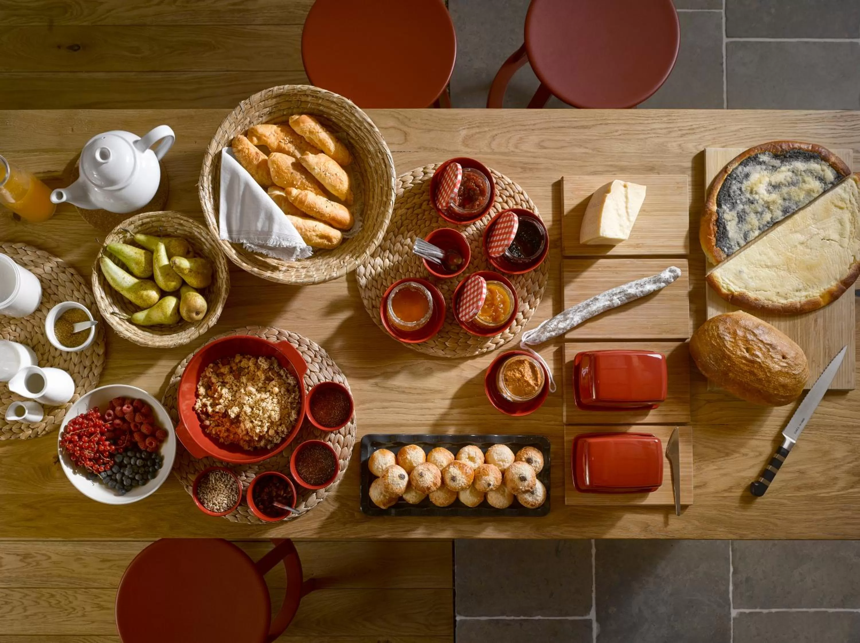 Kitchen or kitchenette, Breakfast in Boutique hotel Mezi plutky