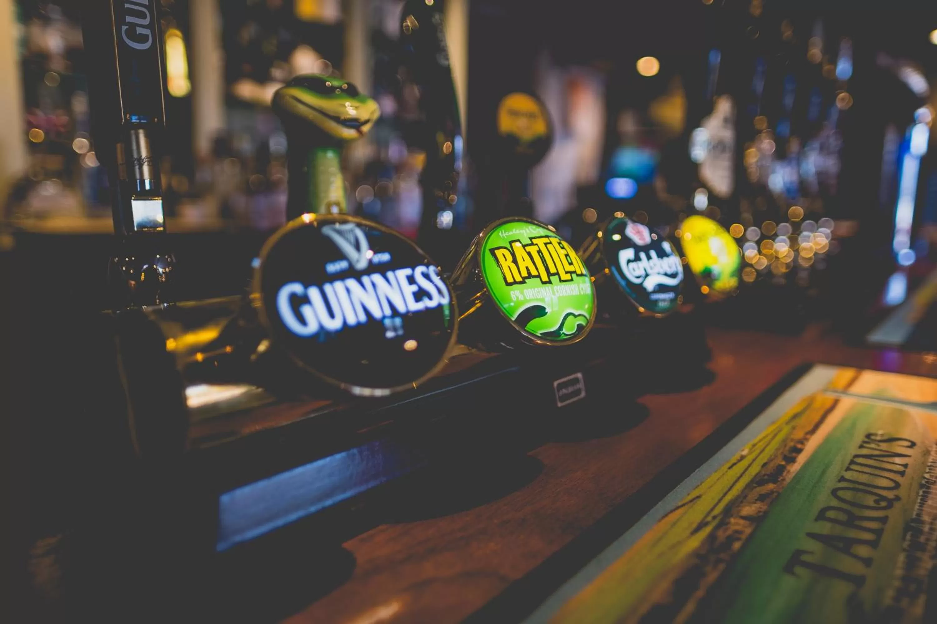 Alcoholic drinks in Kings Arms