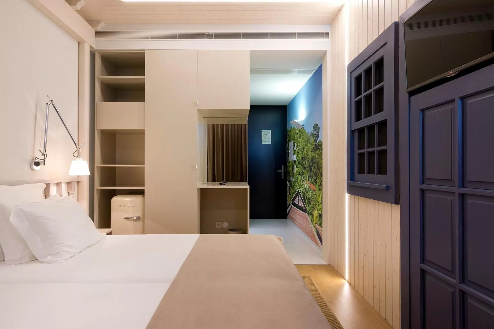 Decorative detail, Bed in Hotel Fabrica do Chocolate