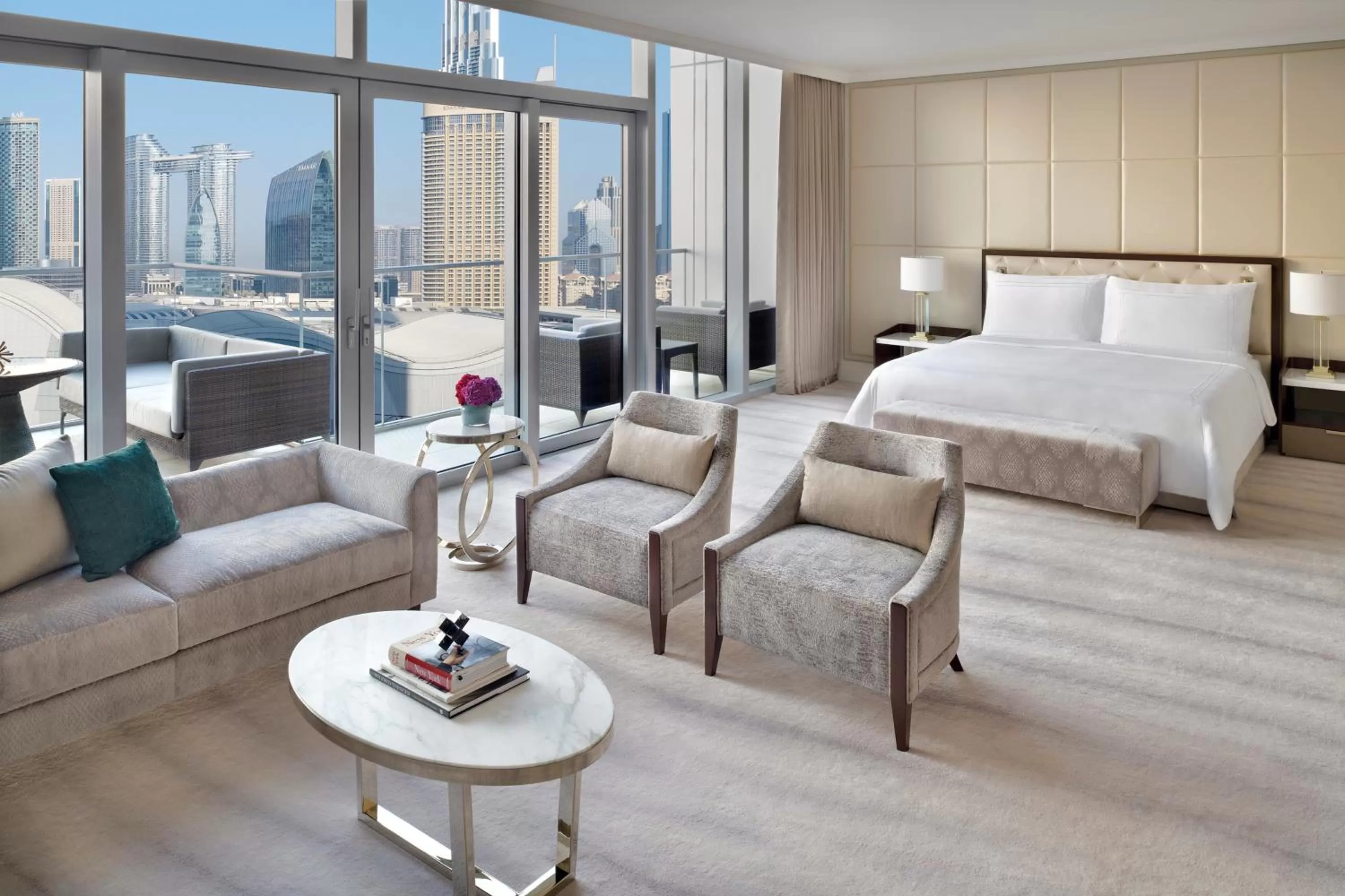 Photo of the whole room, Bed in Address Dubai Mall