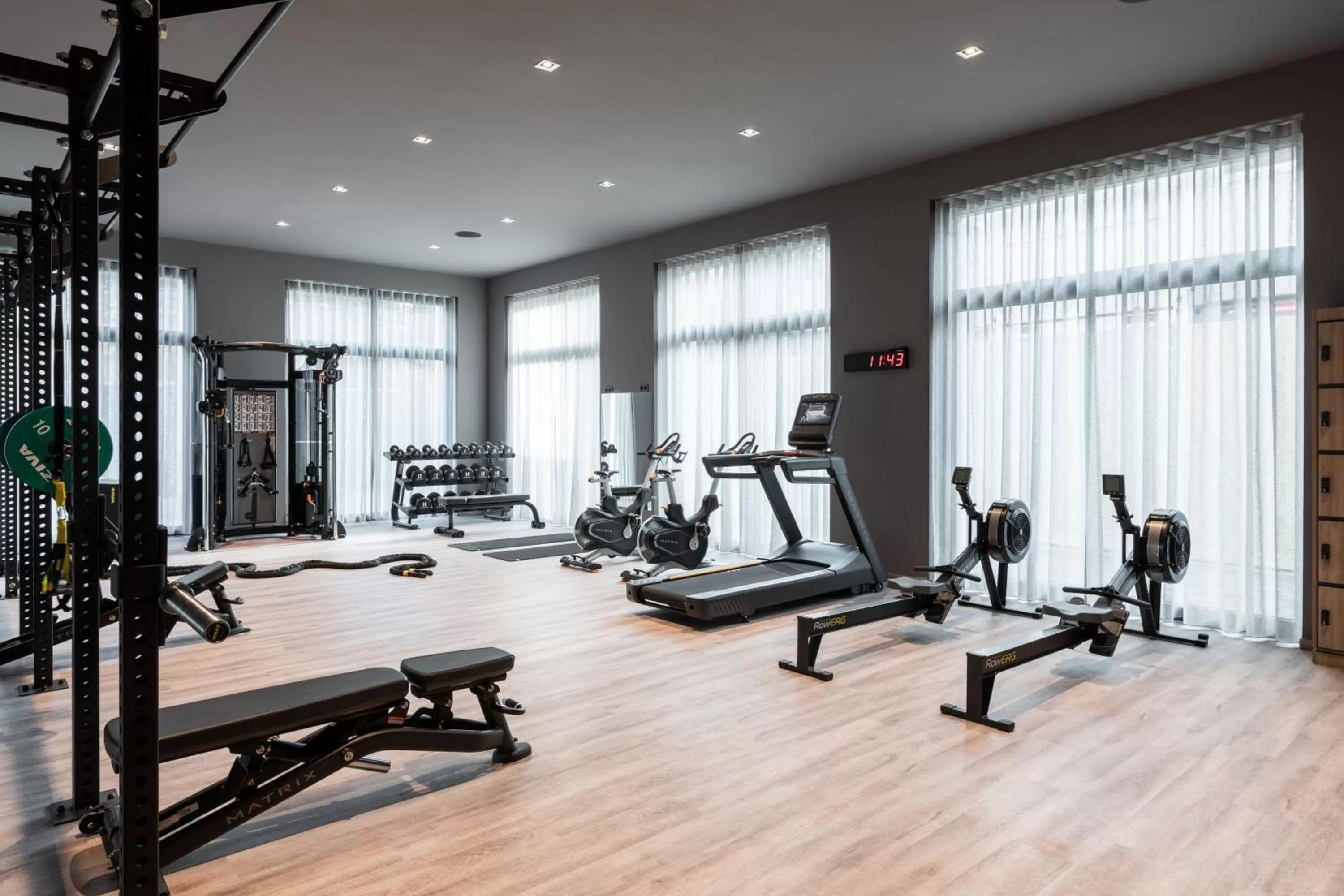 Fitness centre/facilities in AC Hotel by Marriott Wuerzburg