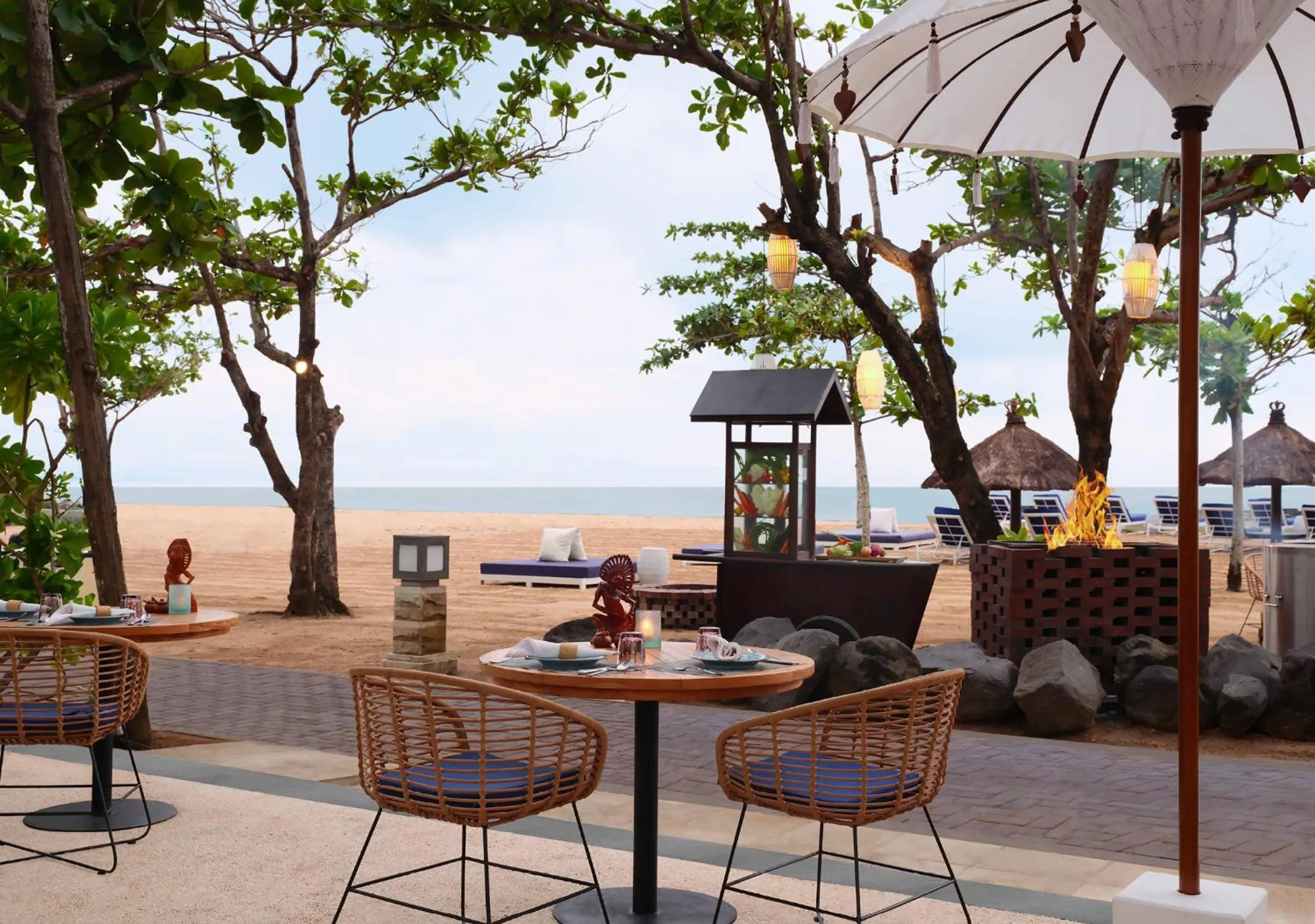 Dining area in Suites & Villas at Sofitel Bali