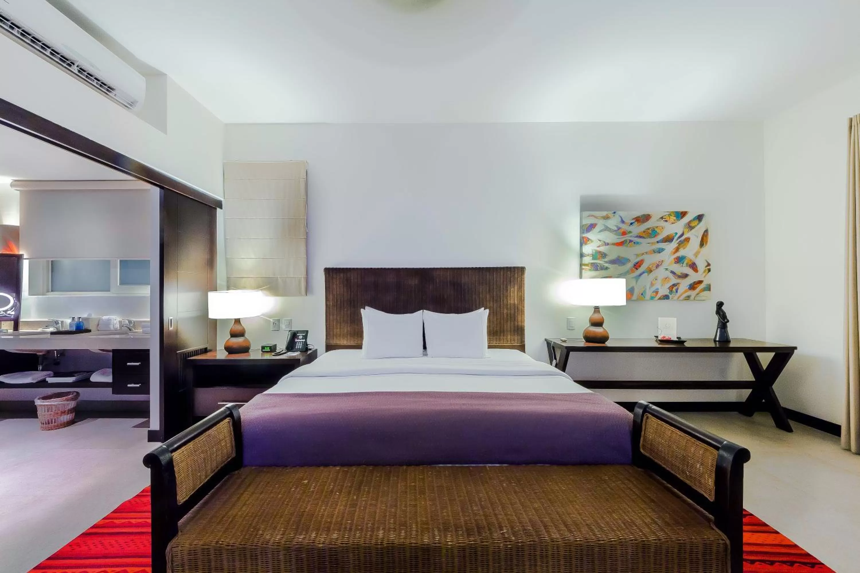 Bed in Grand Matlali Suites & Villas Riviera Nayarit