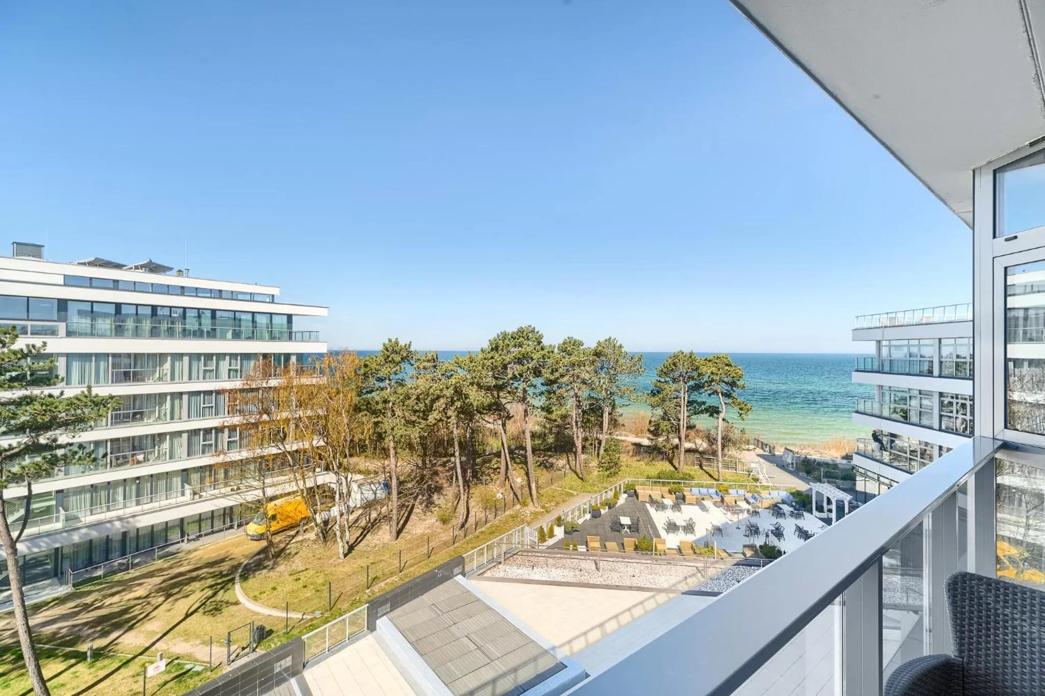 Property building, Balcony/Terrace in Dune Resort Mielno - A
