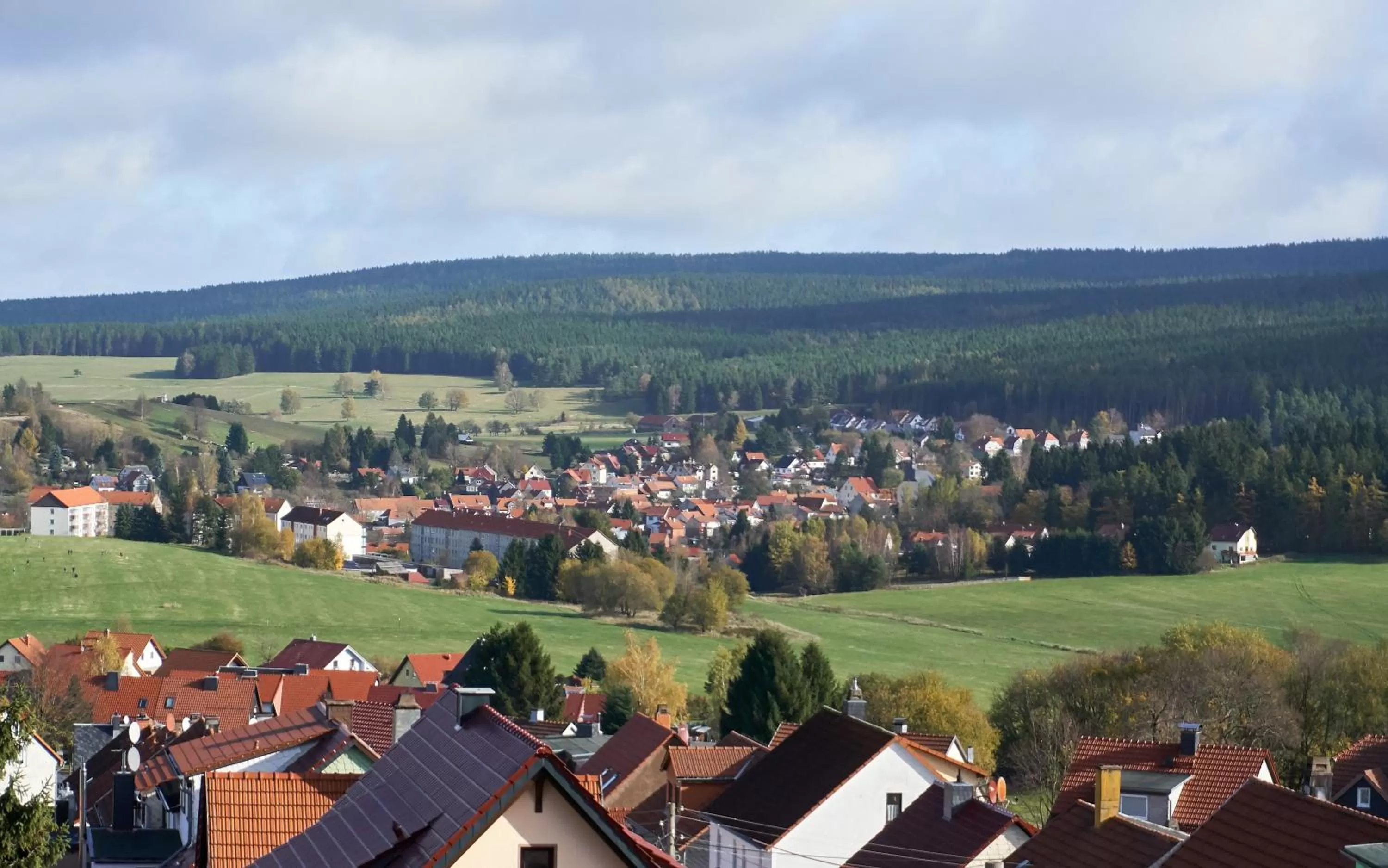 City view in Berghotel Tambach