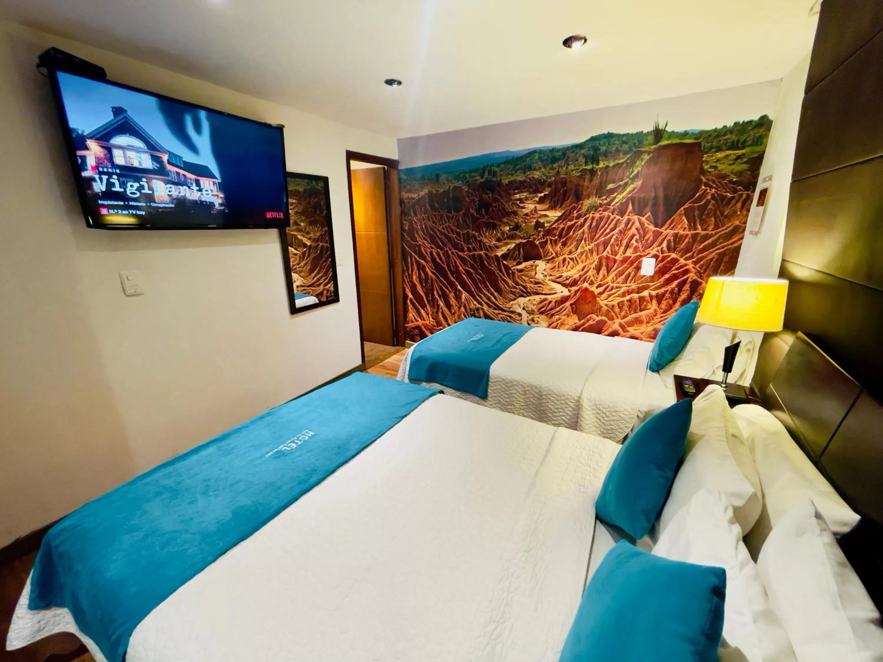 Photo of the whole room, Bed in Hotel Santa Cruz Bogotá