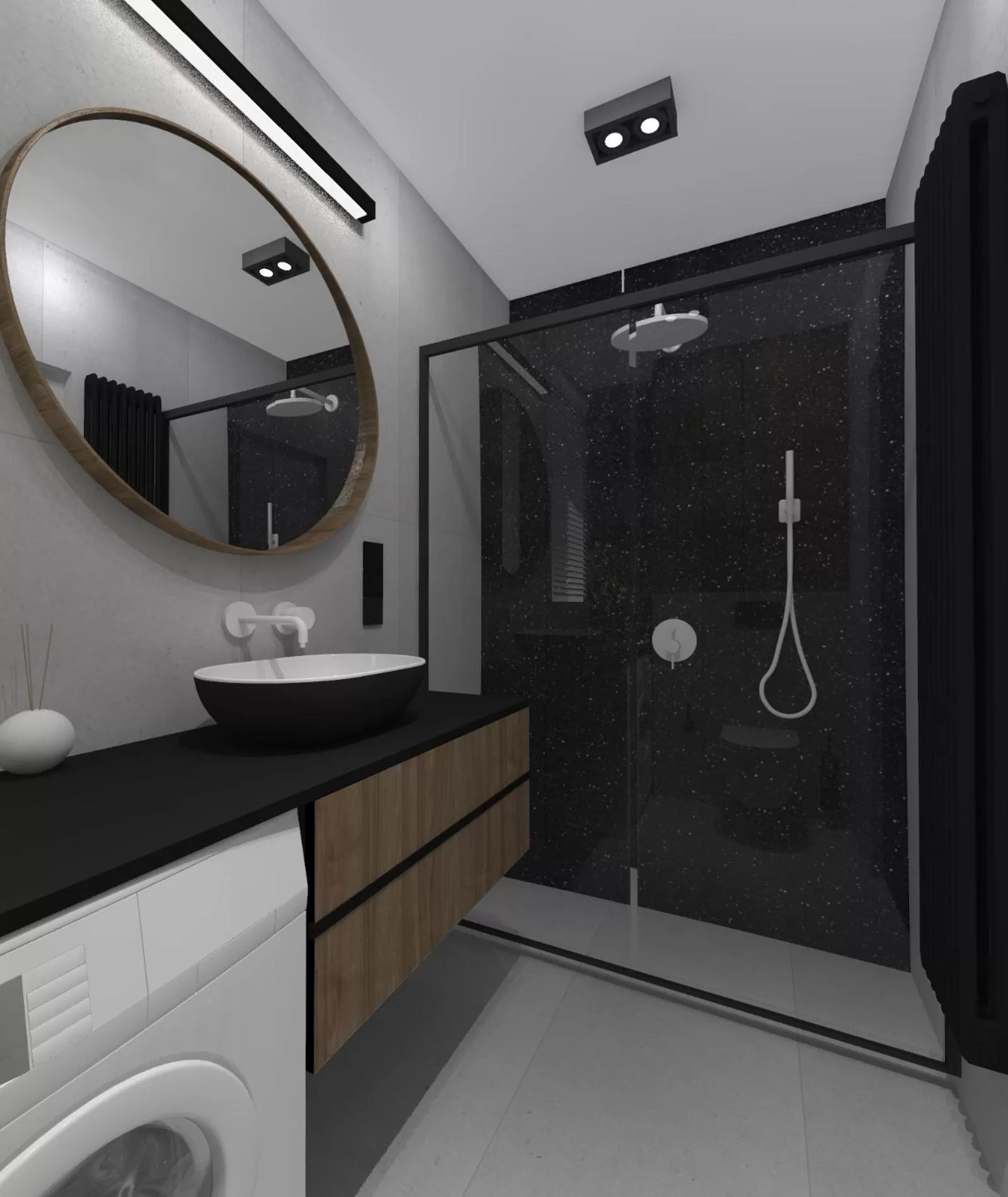 Shower in Stylowe Apartamenty Plewiska