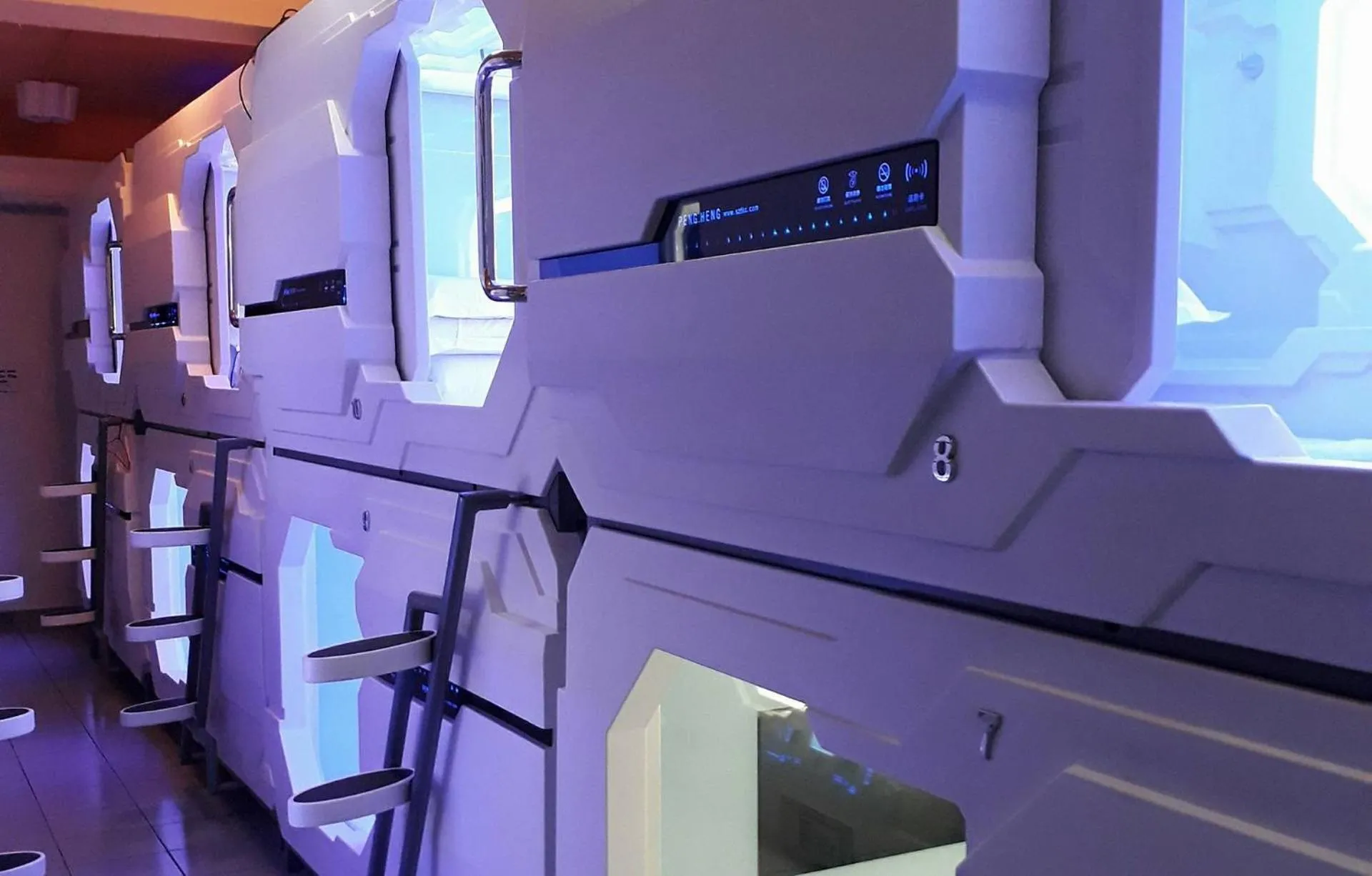 Bedroom in Bestow Capsule Hostel