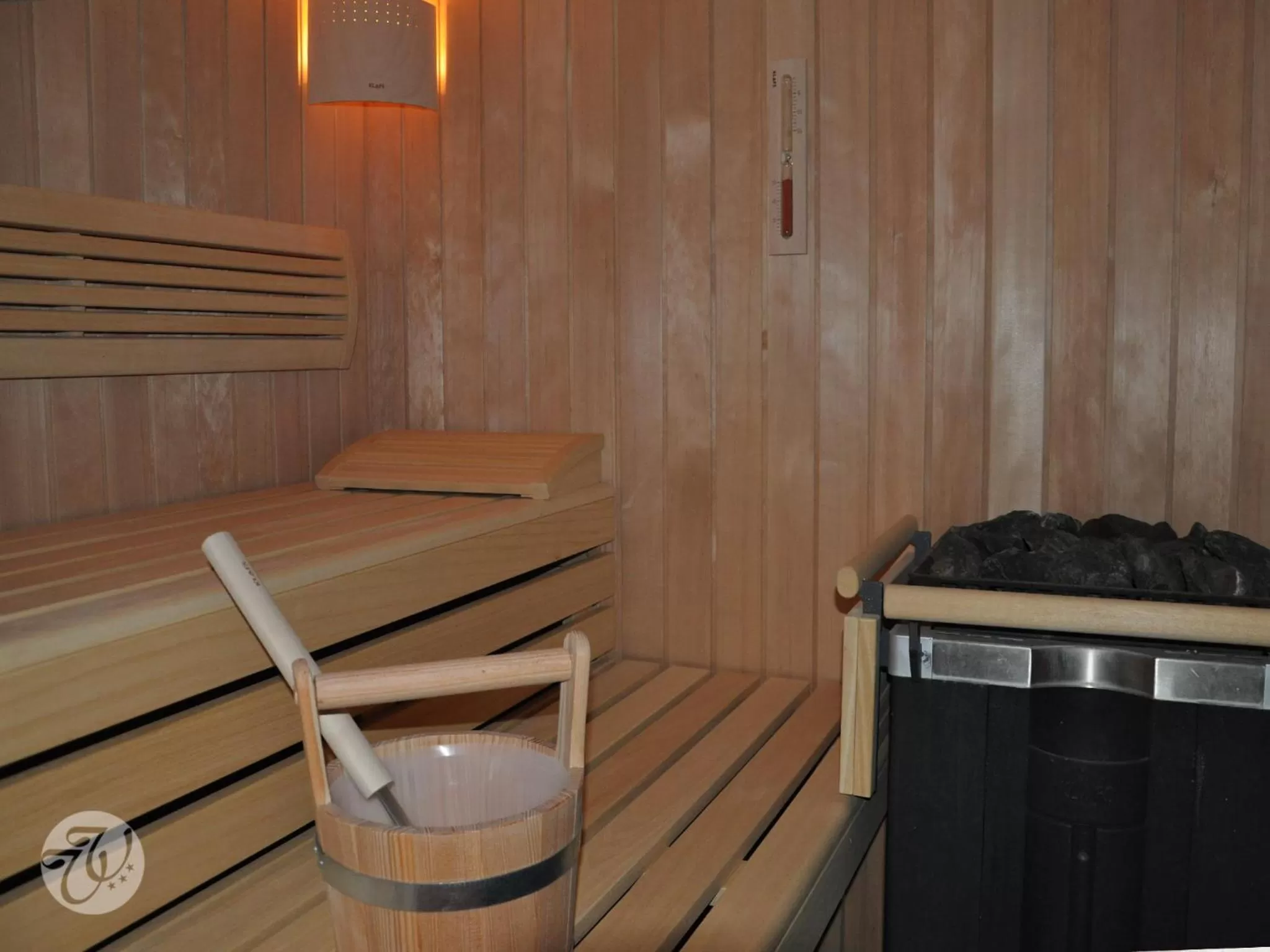 Sauna in Hotel Restaurant & Spa Verte Vallée