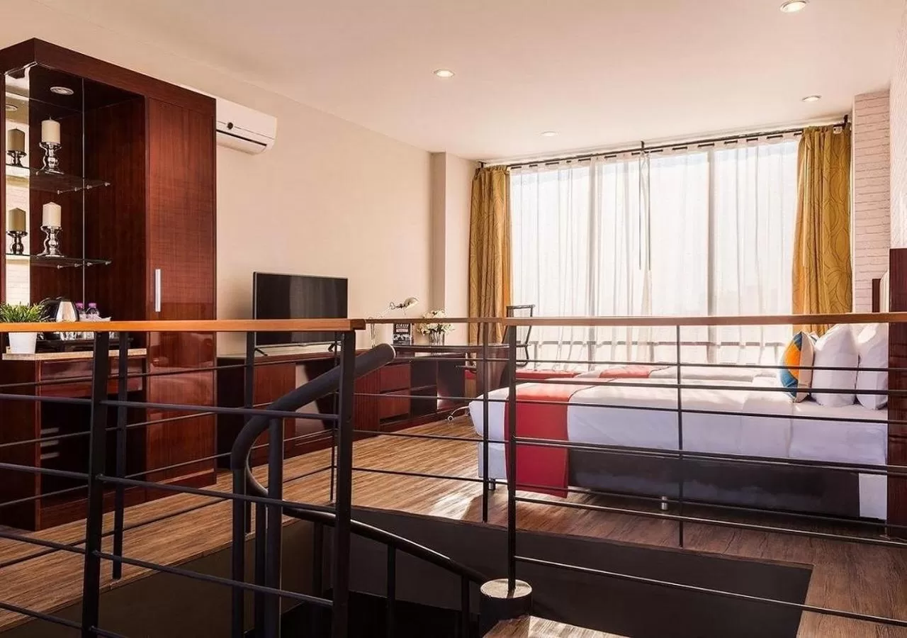 Bedroom, Bed in Ratchada Point Hotel