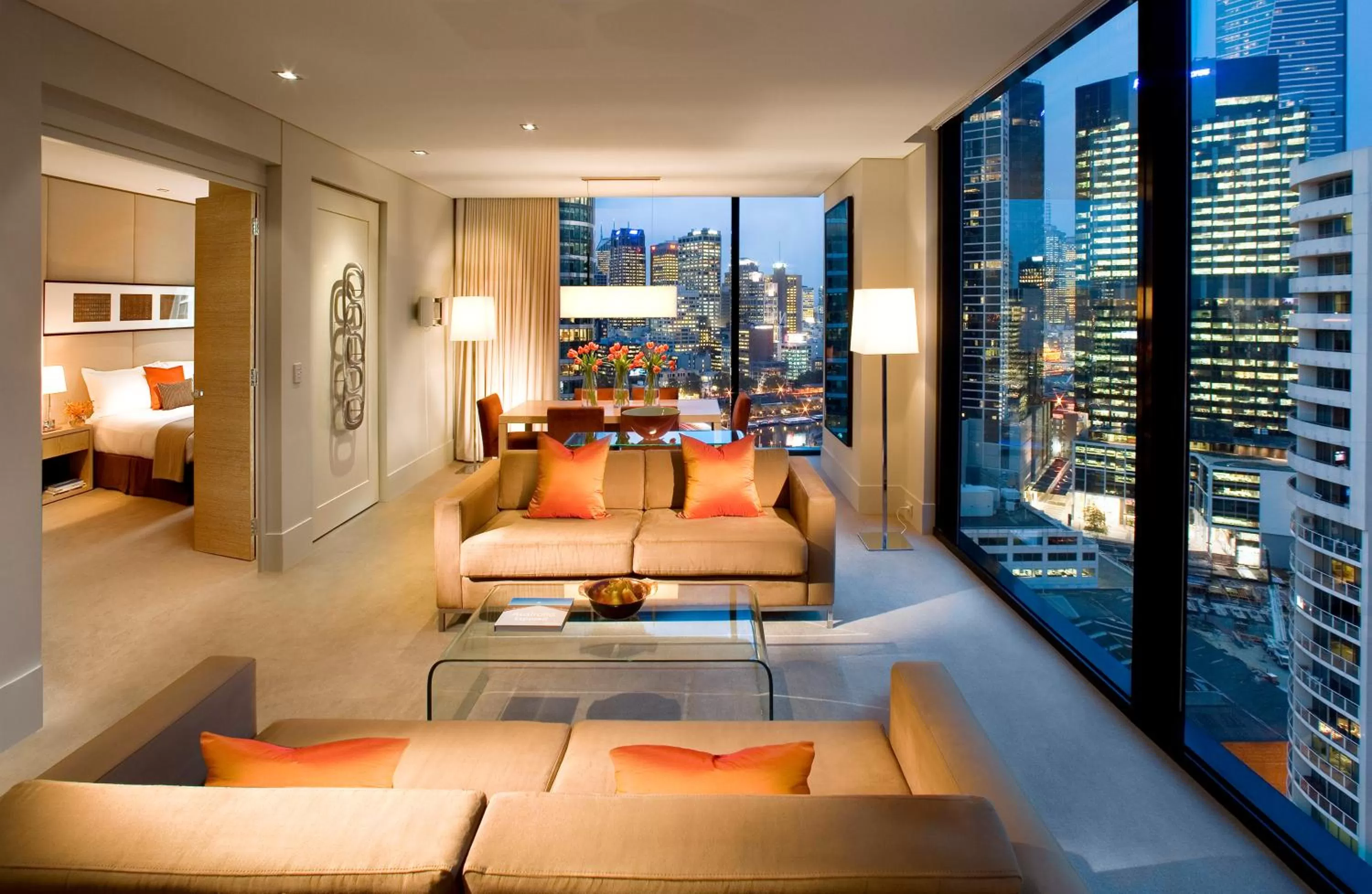 Living room in Crown Promenade Melbourne