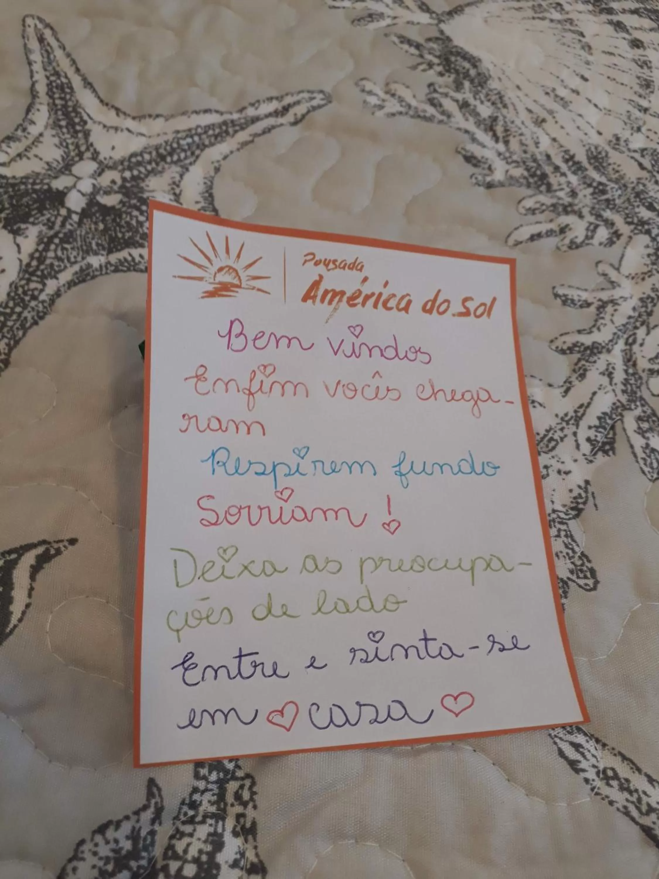 Decorative detail in Pousada America do Sol