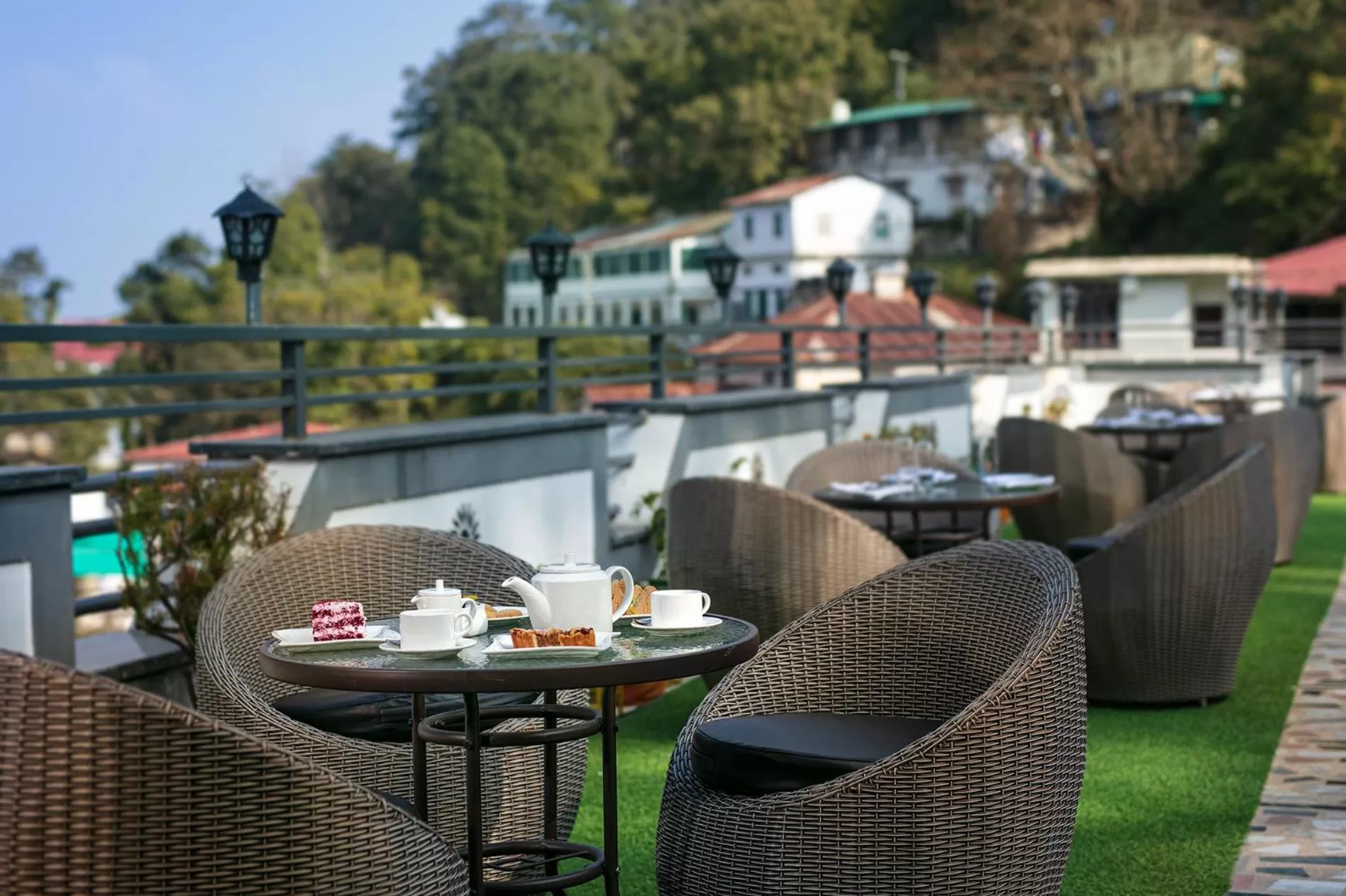 Seating area in Pride Ashiyana Resort Mussoorie