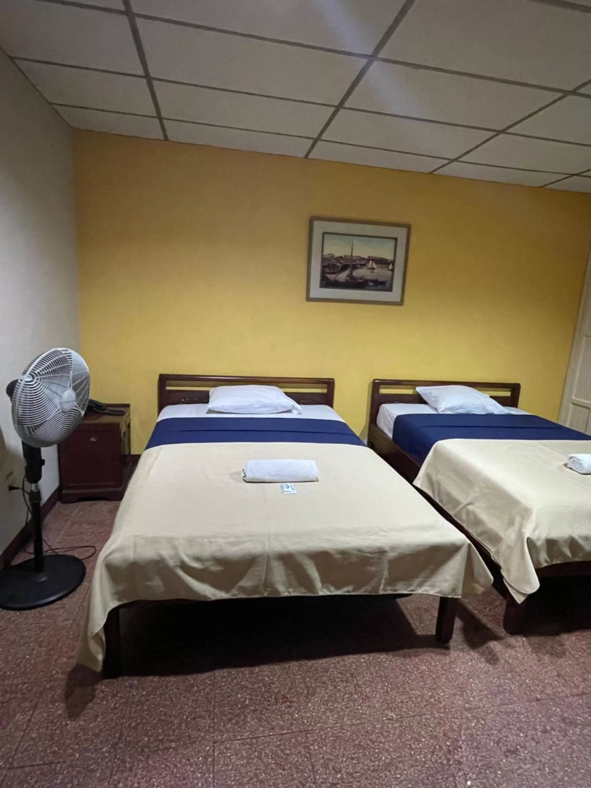 Bed in Hotel Los Andes