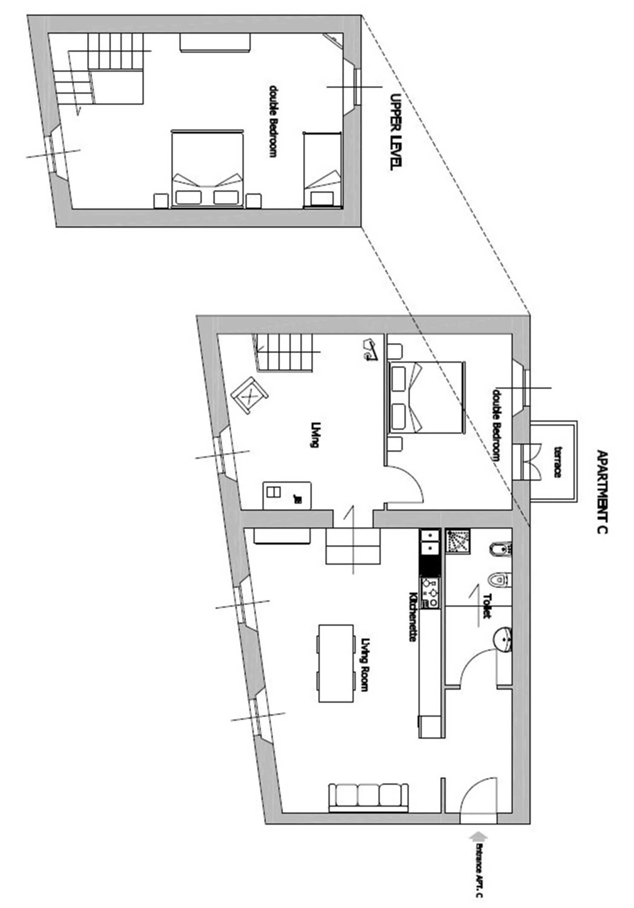 Floor plan in GH Paradiso - Apartments