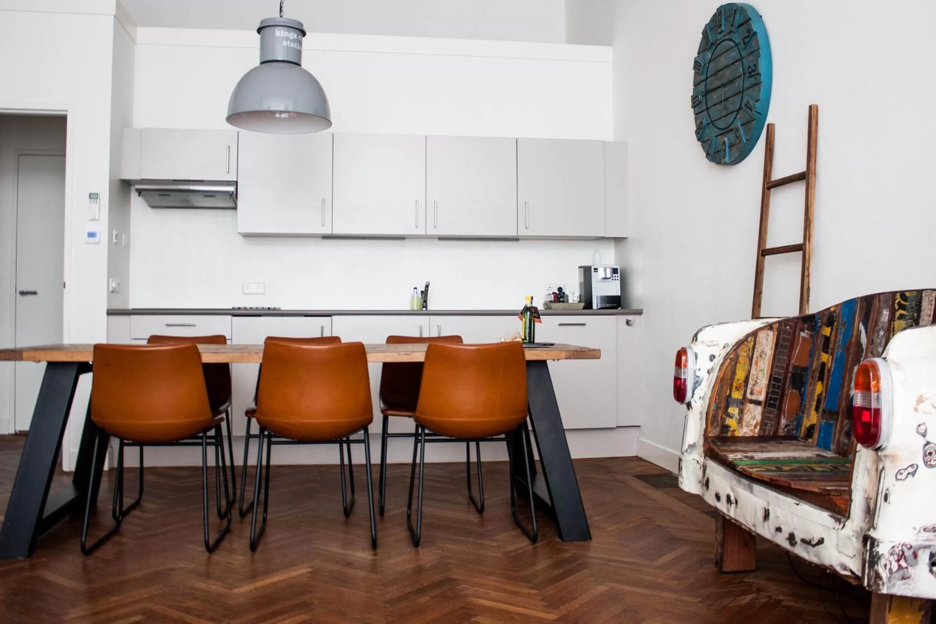 Kitchen or kitchenette in Hotel Oranjestaete