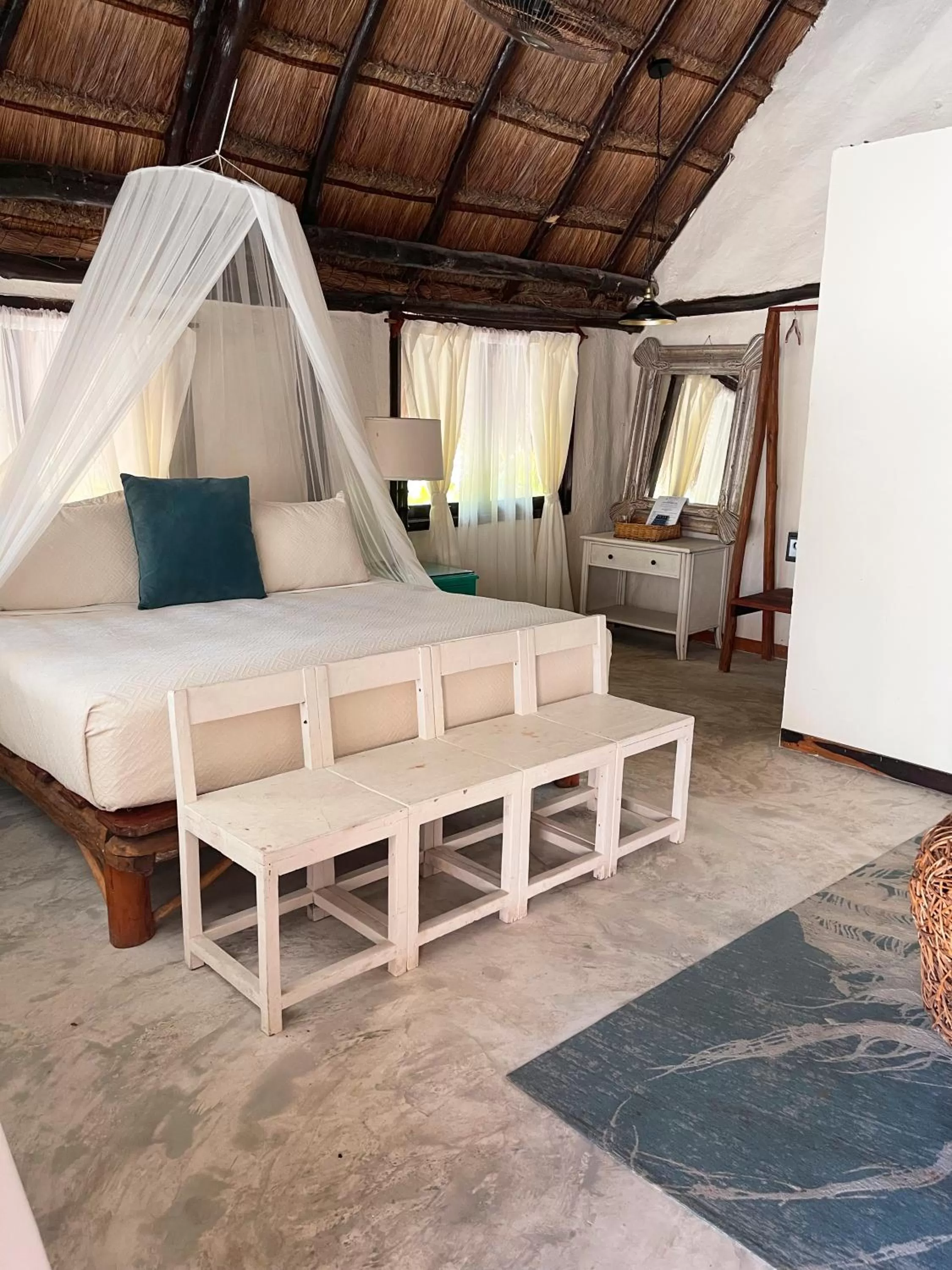 Photo of the whole room, Bed in Sivana Tulum