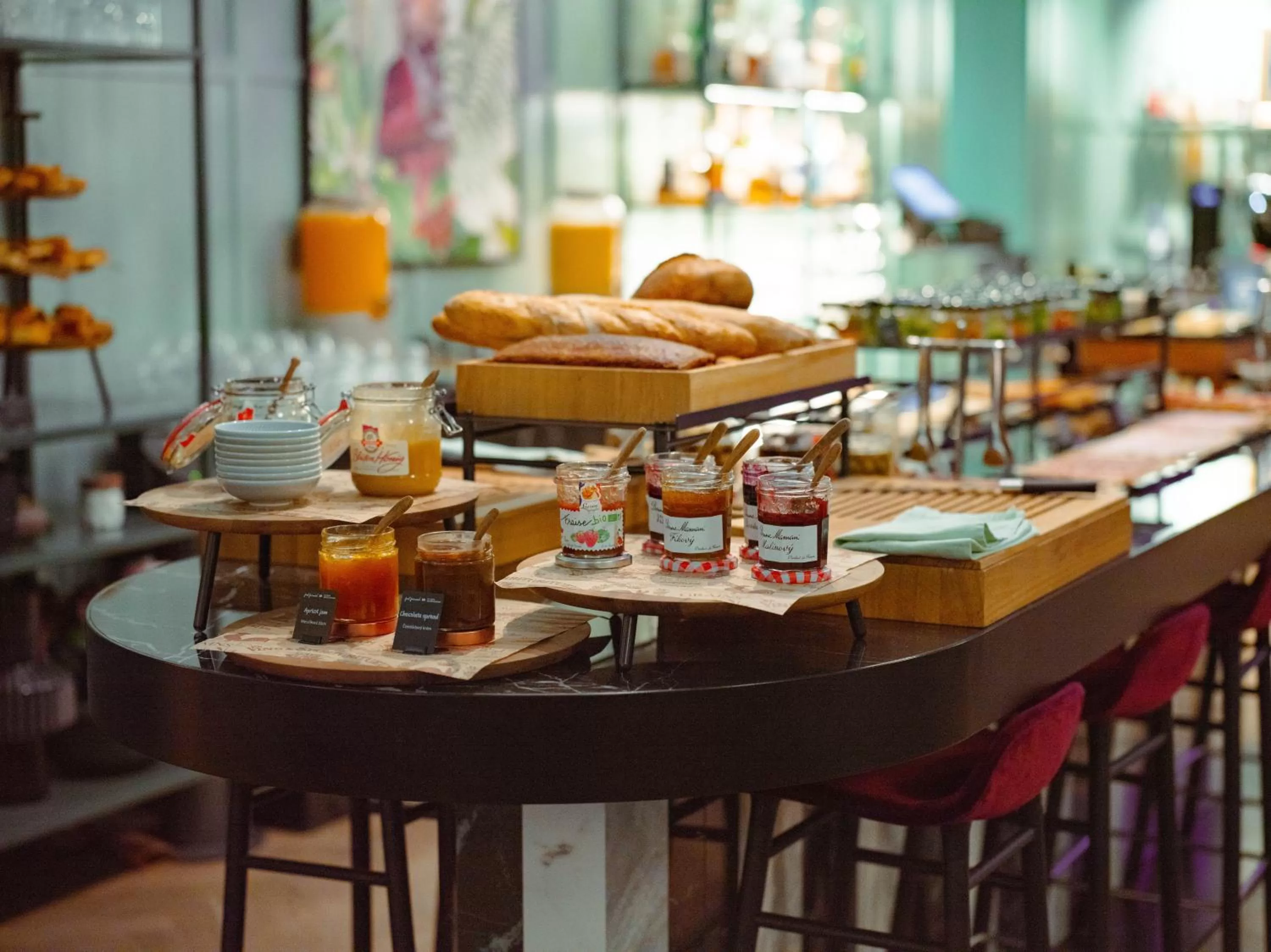 Breakfast in Falkensteiner Boutique Hotel Prague