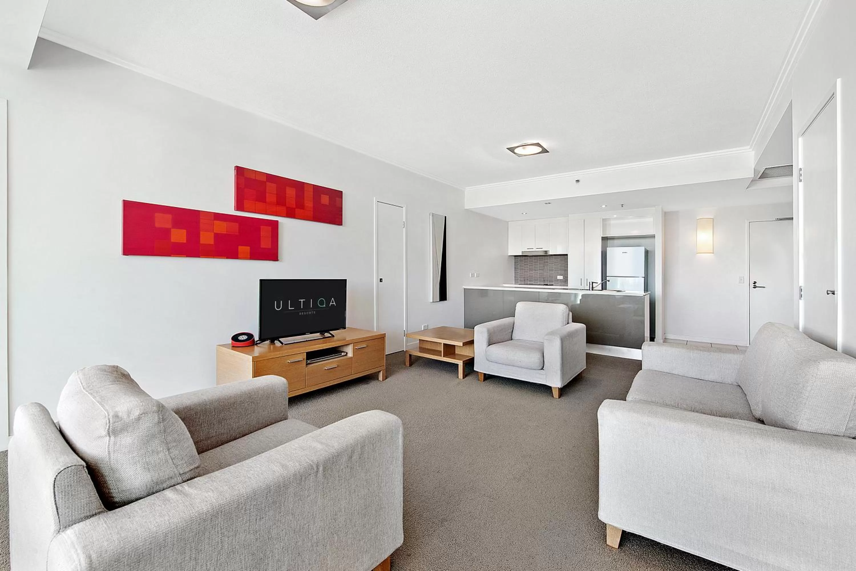 Living room in ULTIQA Freshwater Point Resort Broadbeach