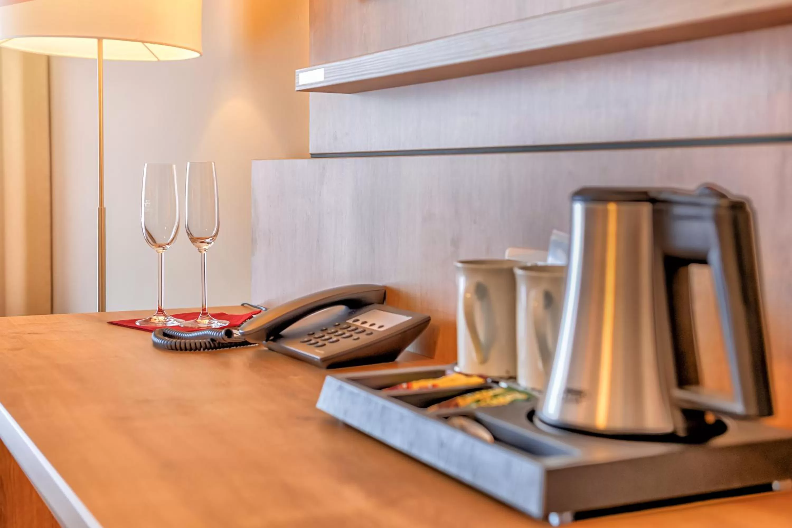 Coffee/tea facilities in Hotel & Pension Traumblick