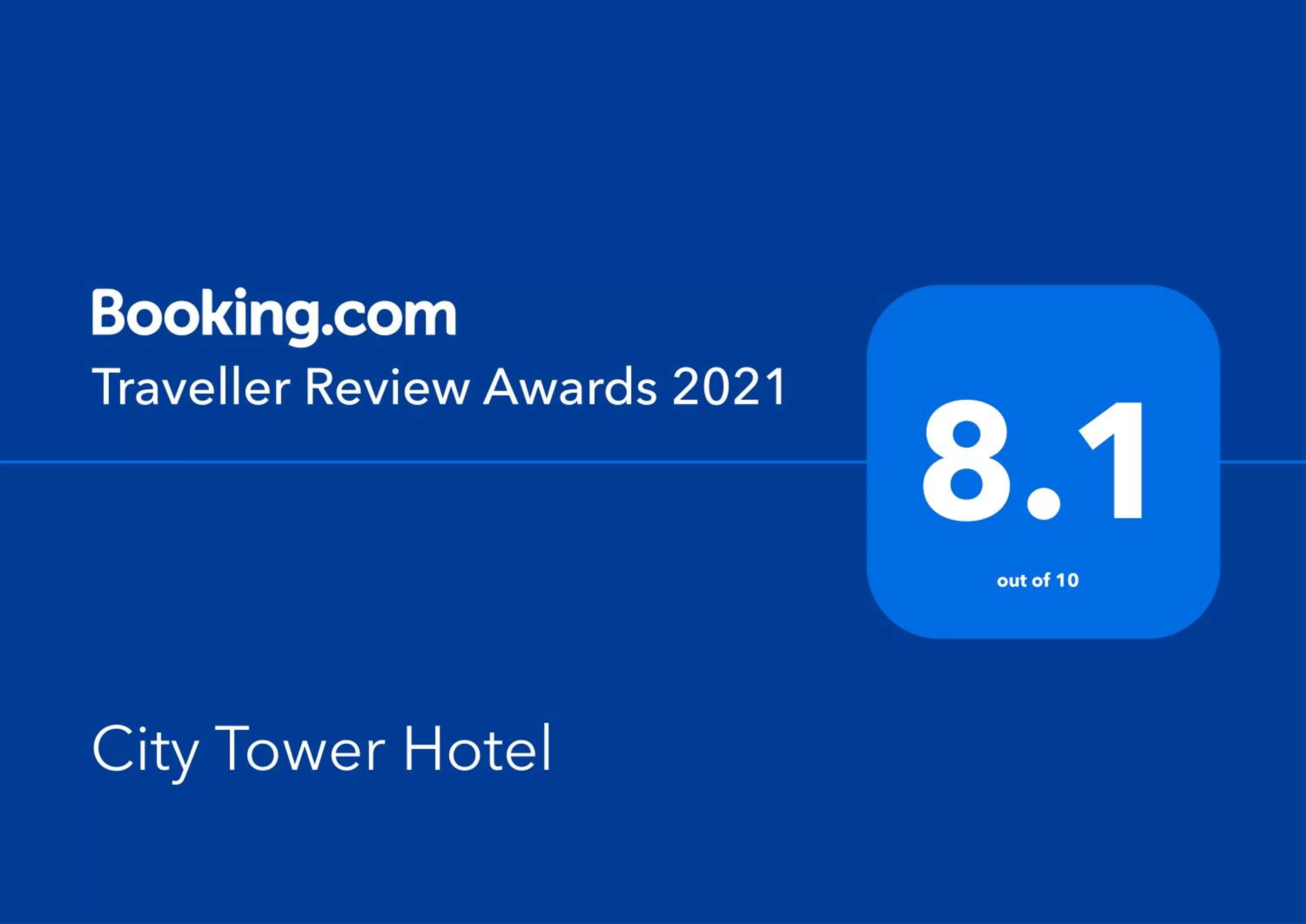 Certificate/Award in City Tower Hotel