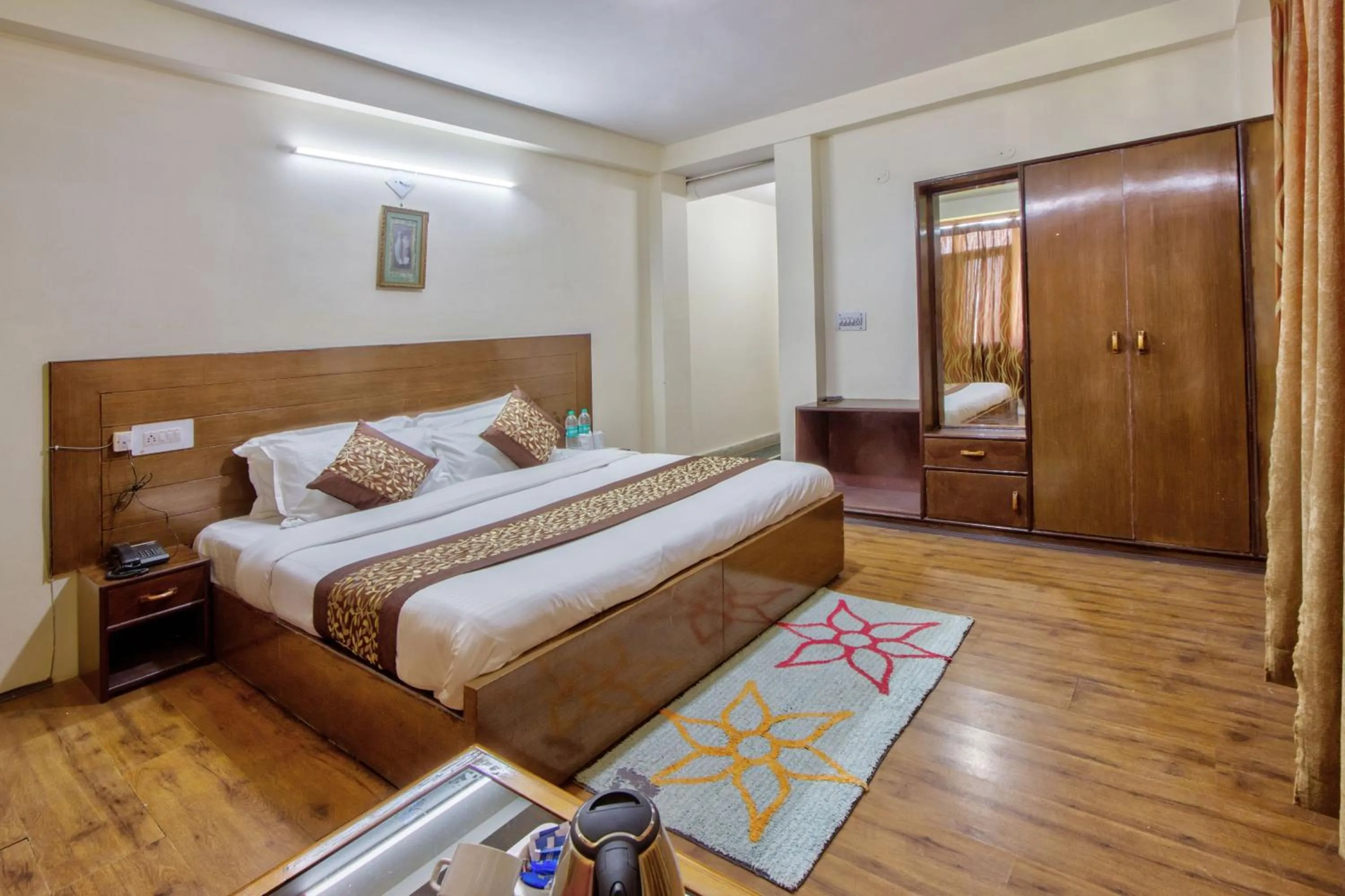 Bed in Thrill Nature Cottage