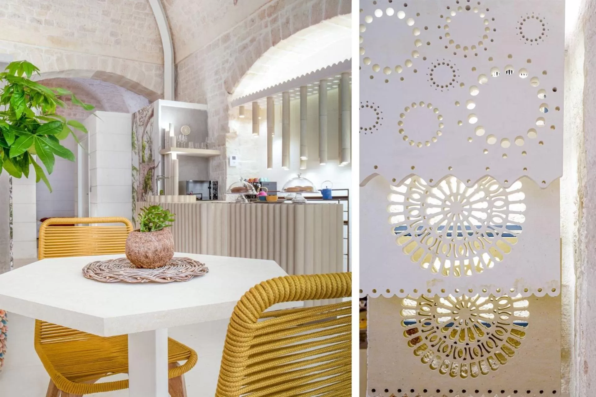 Kitchen or kitchenette, Dining Area in Vico Bianco Raro Villas Smart Rooms Collection