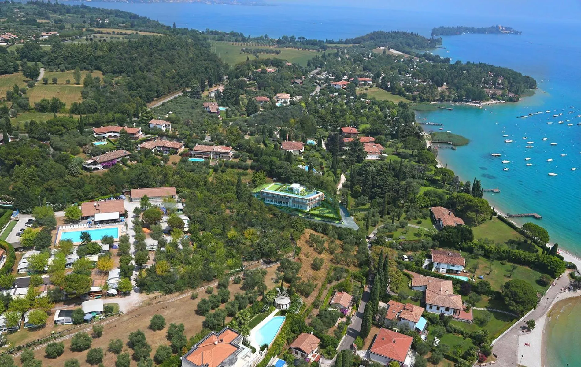 Bird's eye view in Lamasu RioVerde - Lago di Garda