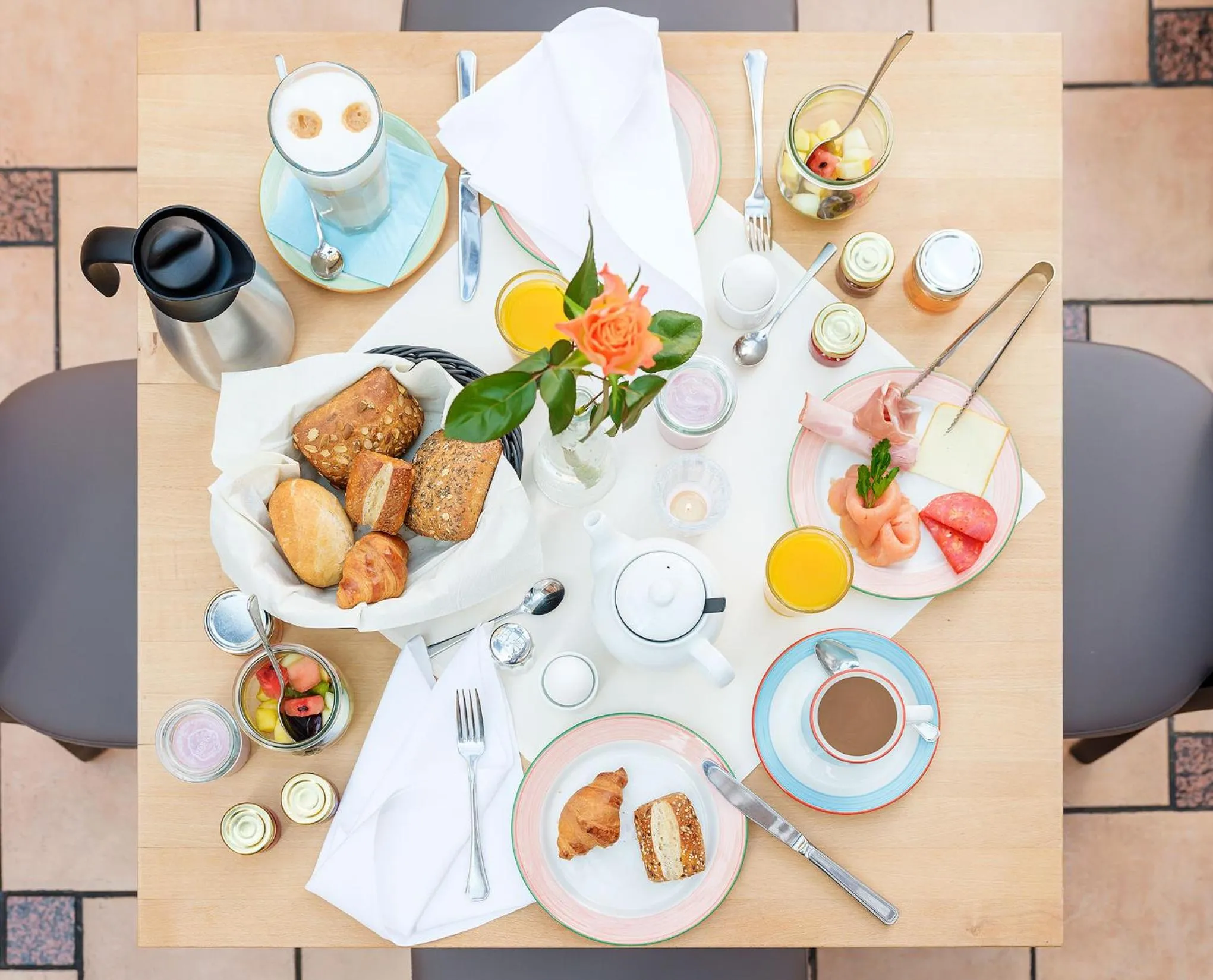 Breakfast in Hotel Arminius