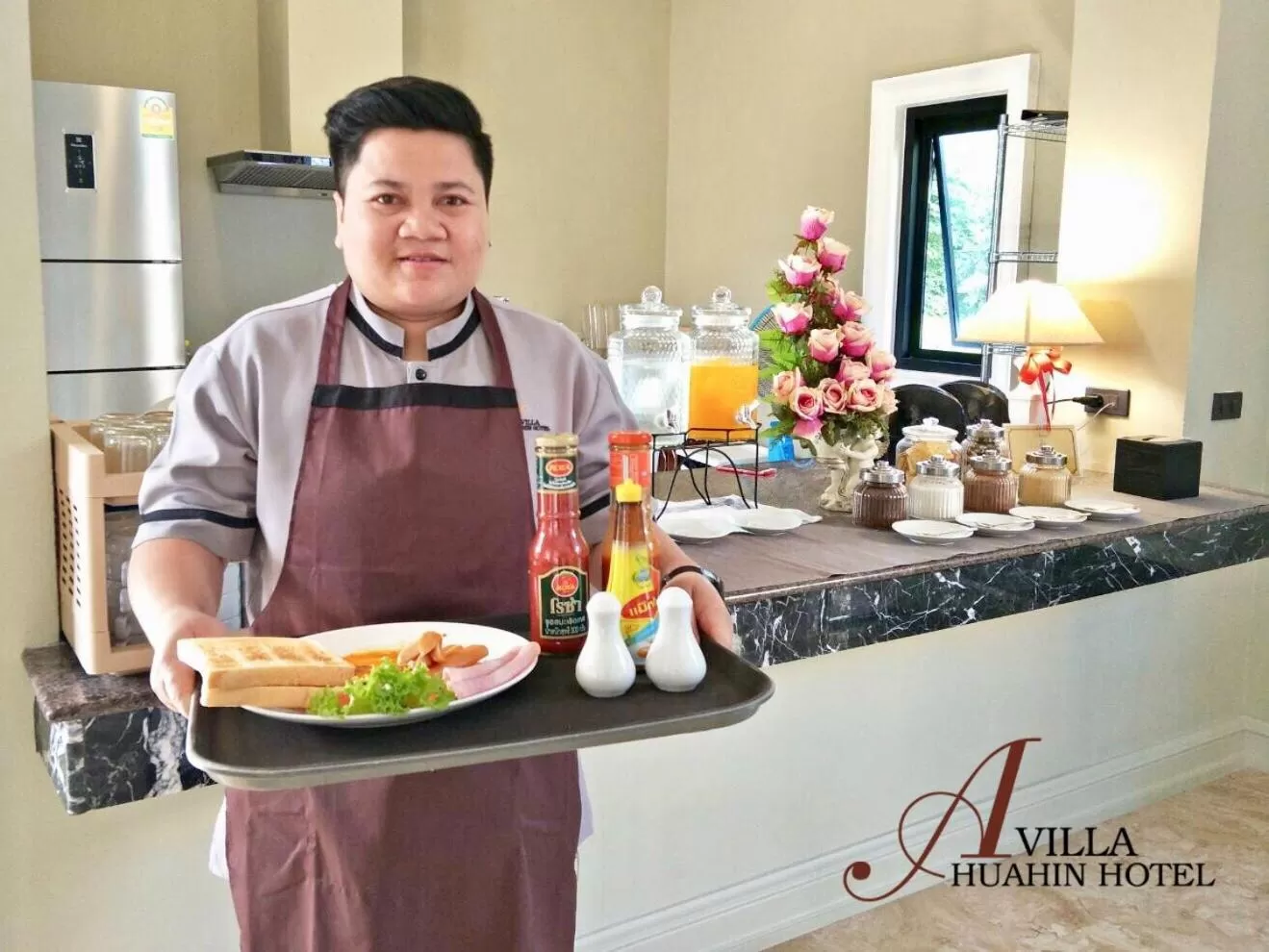 Food and drinks in A Villa Hua Hin Hotel