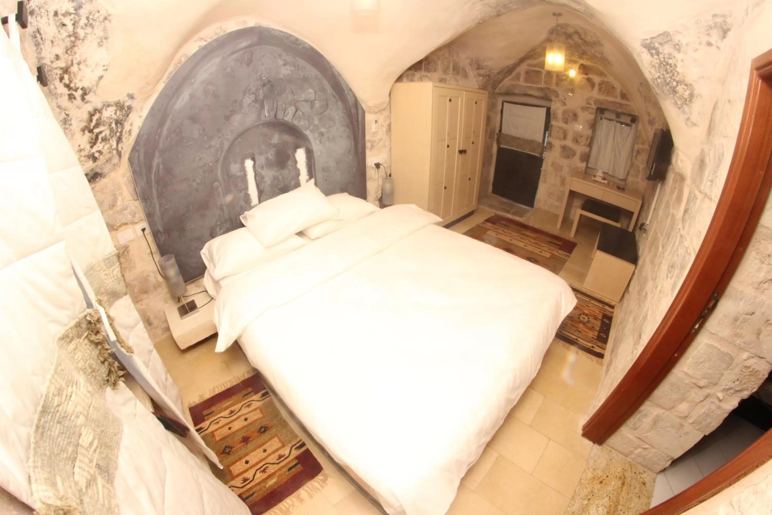 Bed in Khan Alwakala Hotel