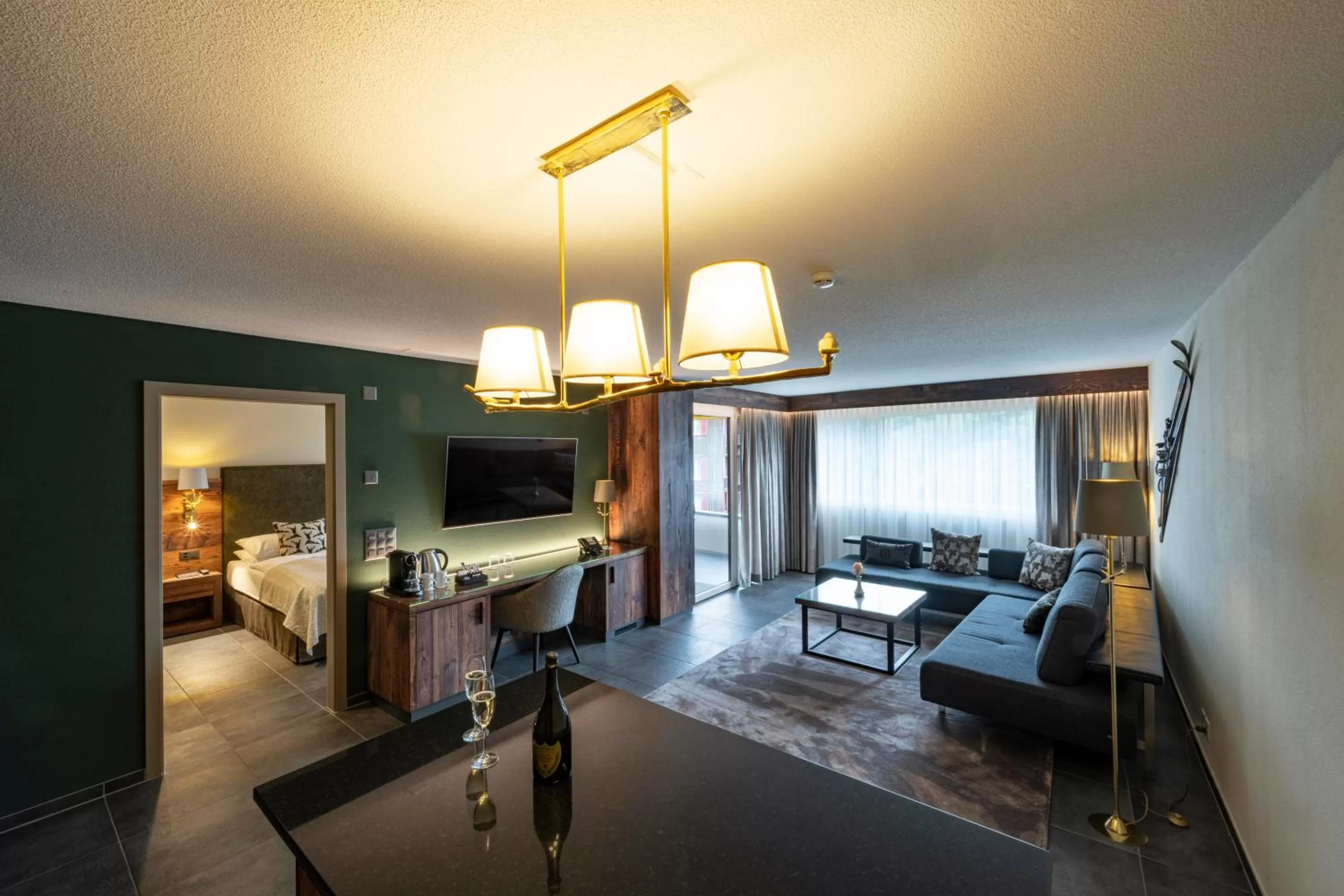 Living room in Romantik Hotel Schweizerhof