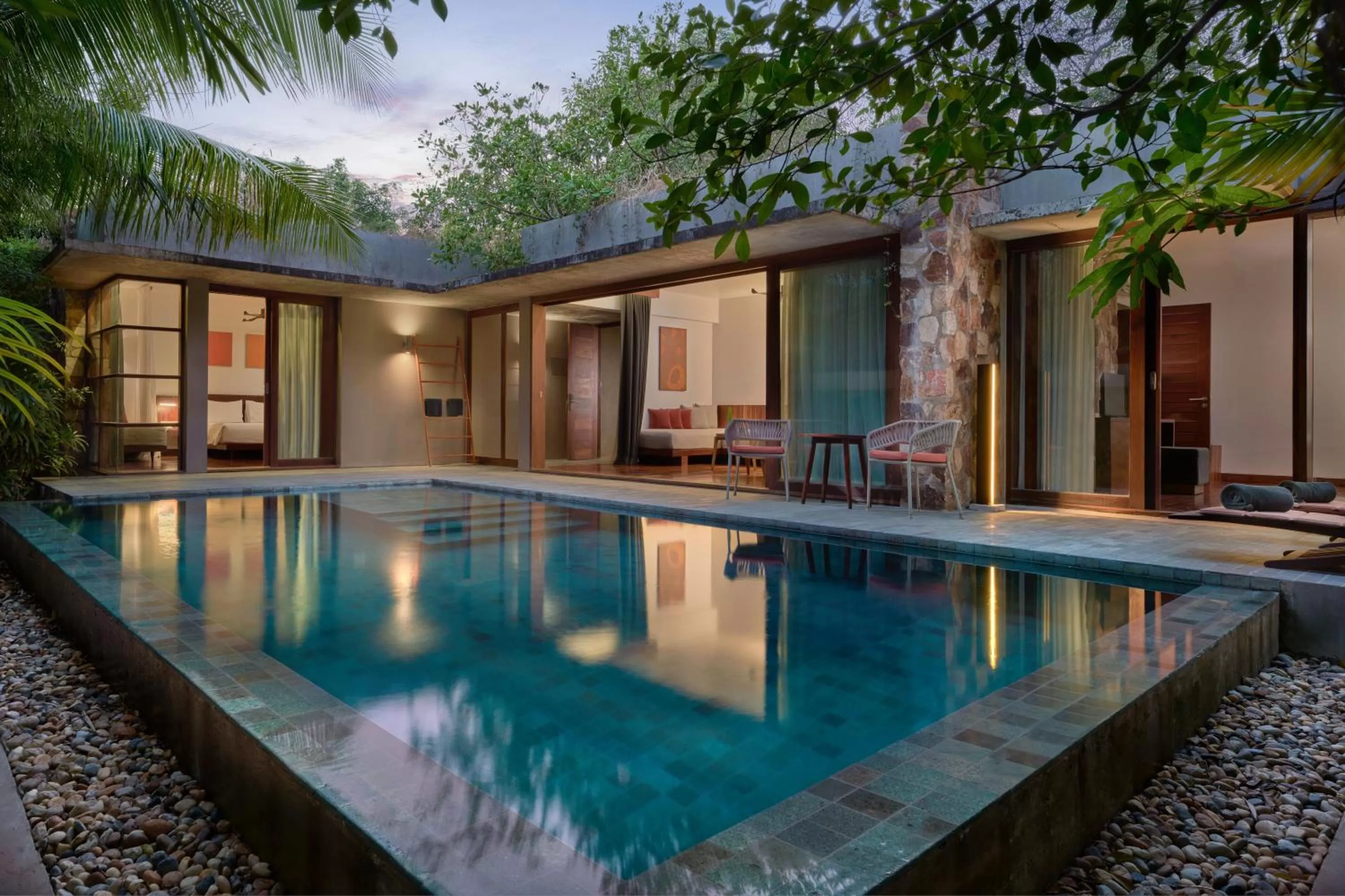 Patio in Templation Hotel