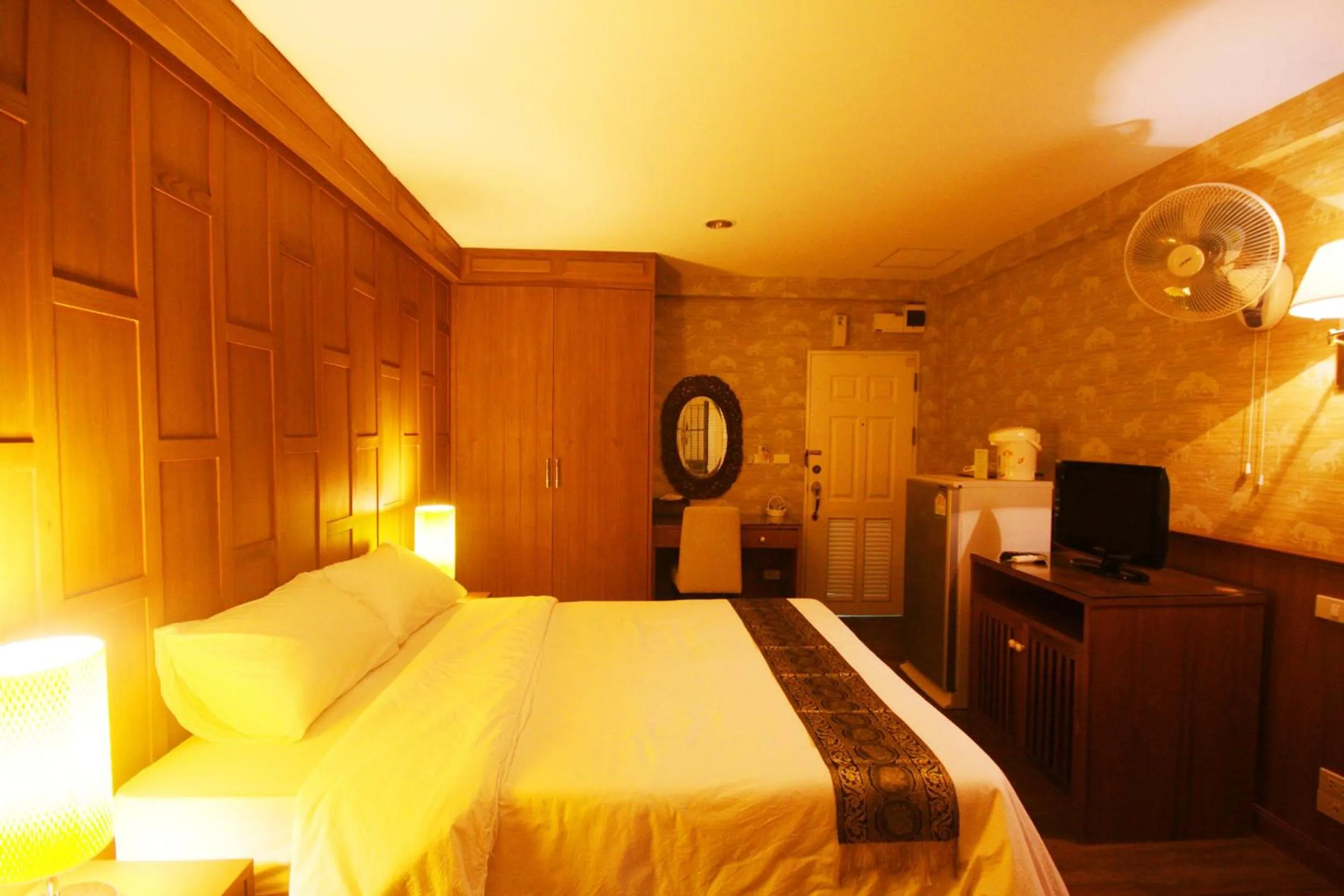 Decorative detail, Bed in Orchid Resort