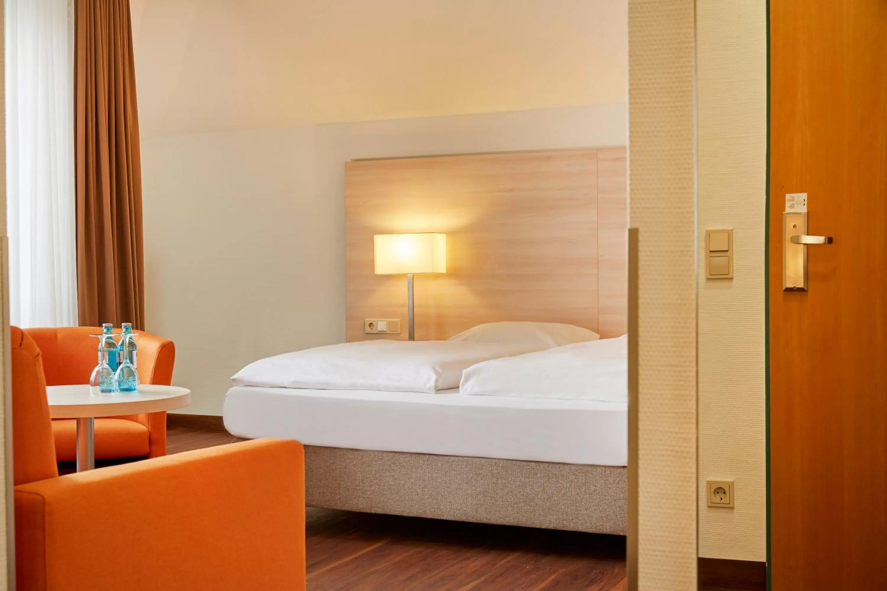 Decorative detail, Bed in H+ Hotel Limes Thermen Aalen