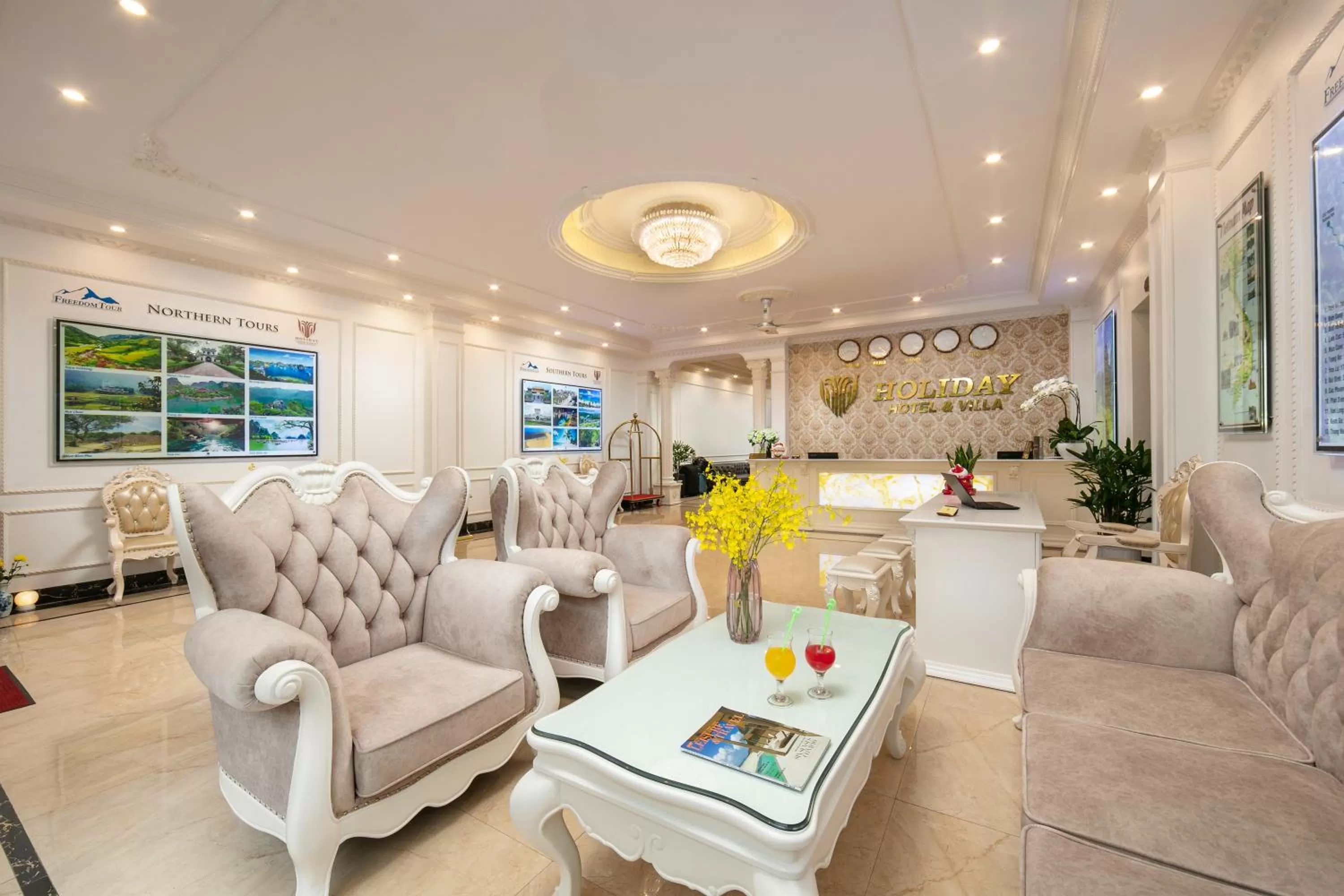 Lobby or reception in Tam Coc Holiday Hotel & Villa