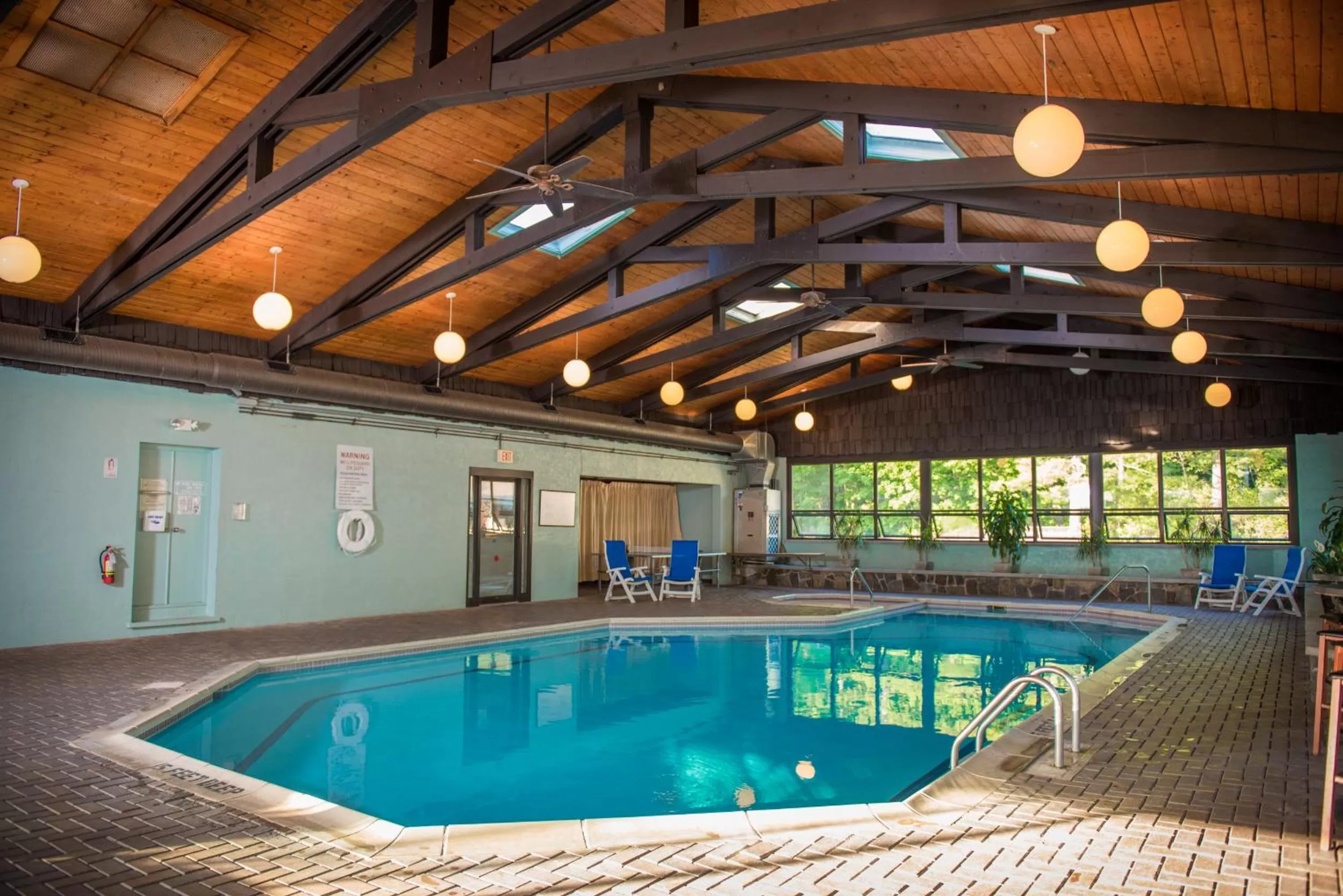 Swimming pool in Bayside Resort, Lake George NY
