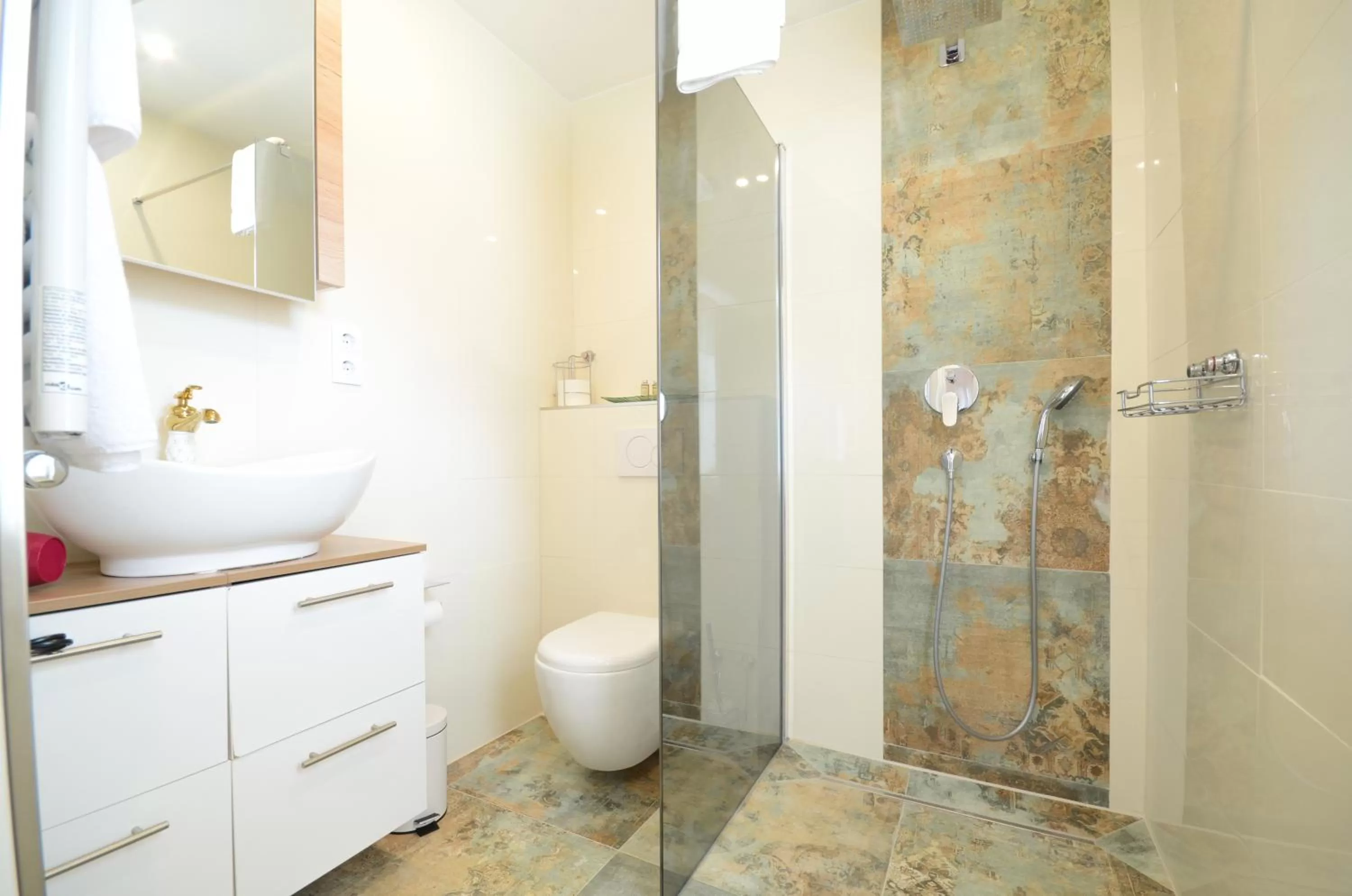 Shower in Hotel Da Felice