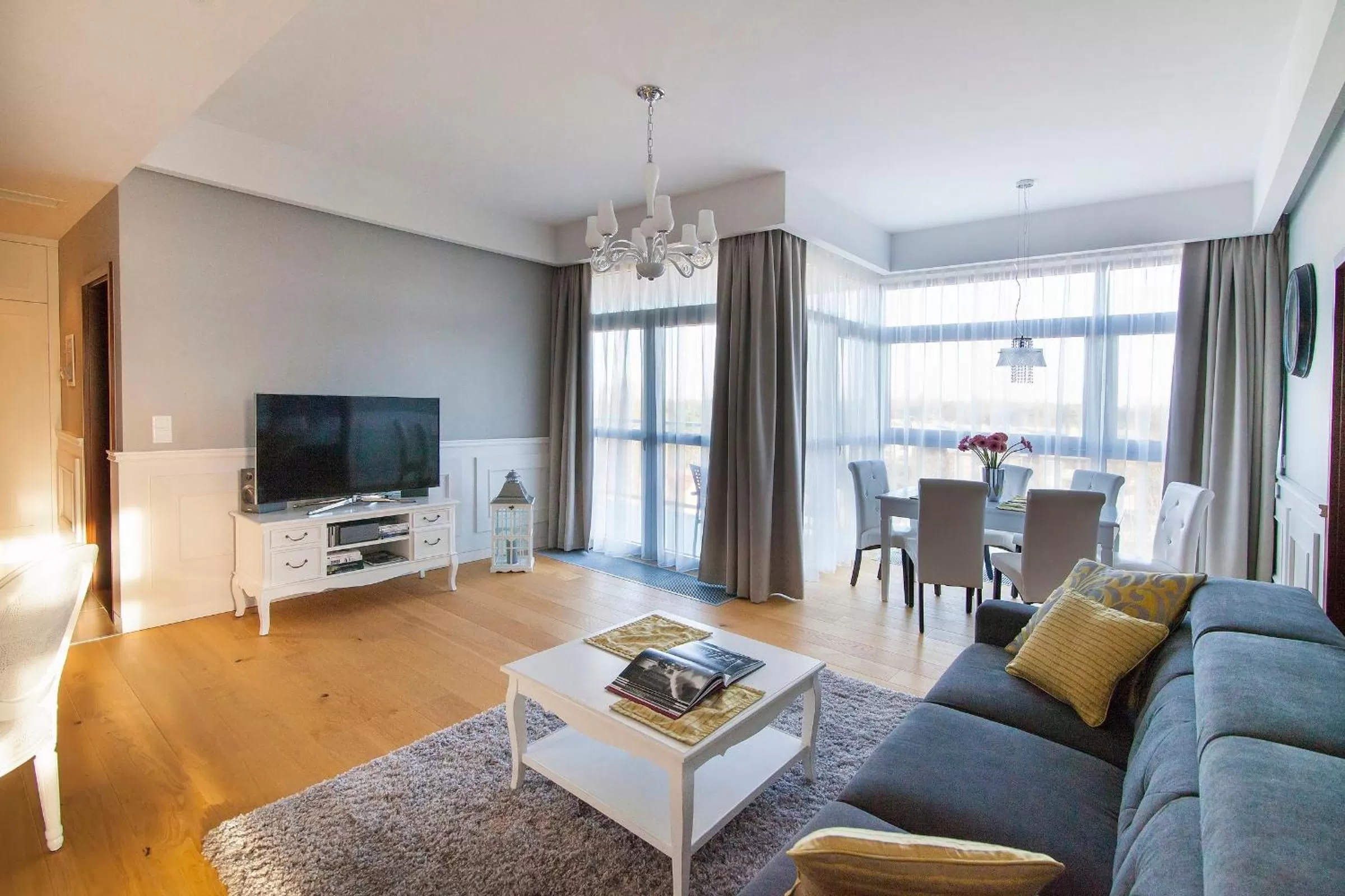 Communal lounge/ TV room, Seating Area in Dune Resort Mielno - A