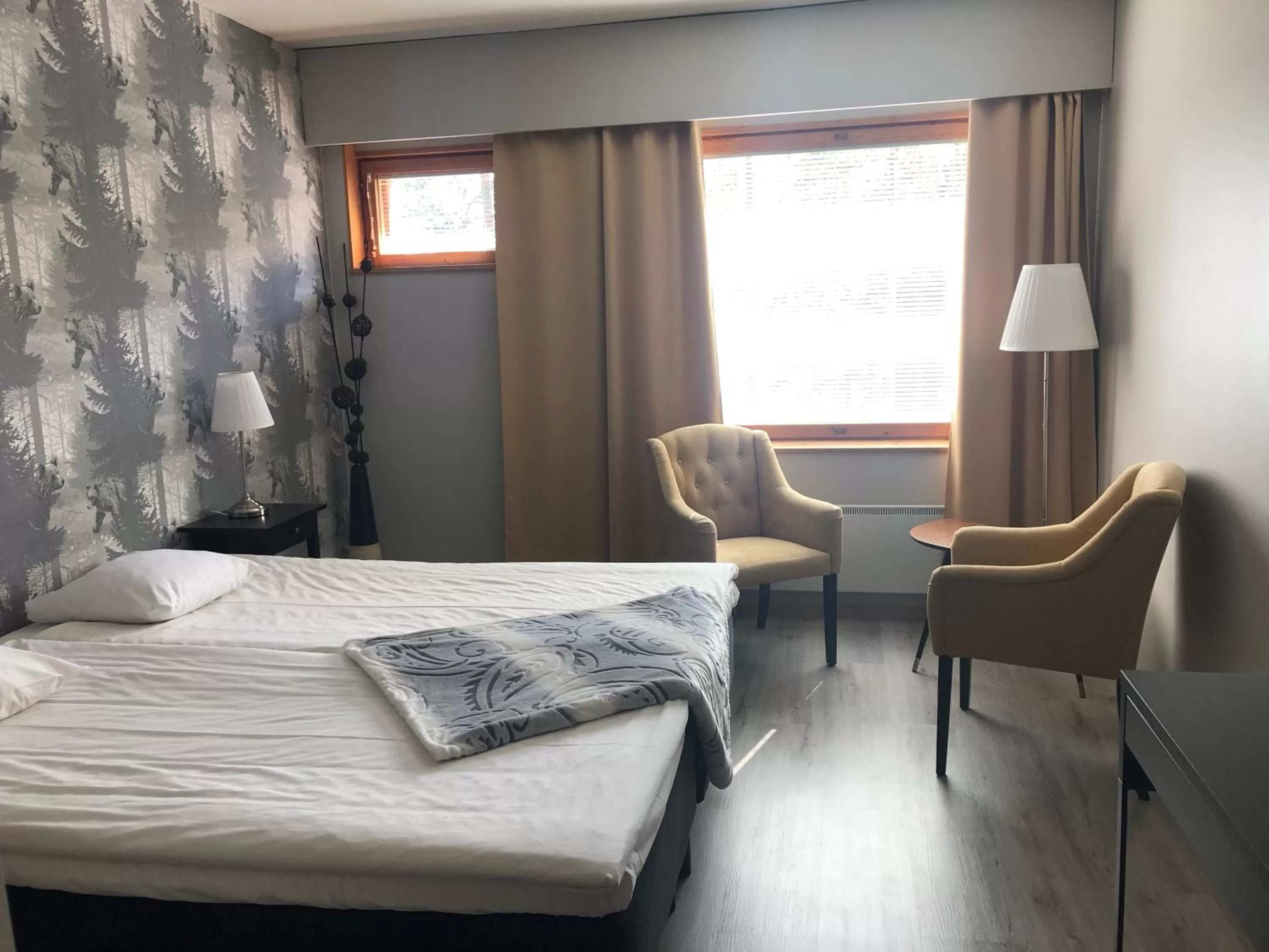 Bedroom, Bed in Hotel Kalevala