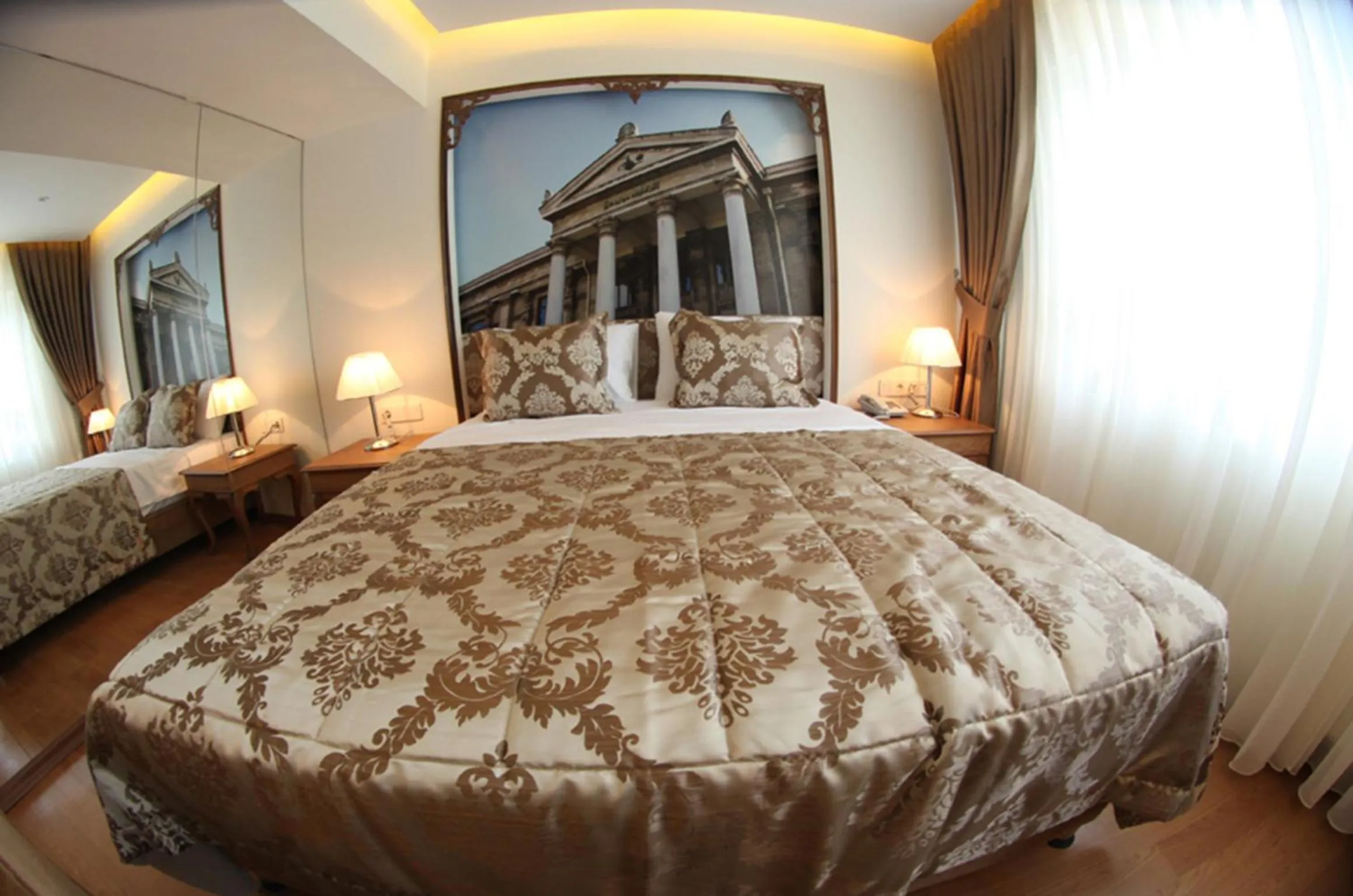 Decorative detail, Bed in Elite Marmara Bosphorus&Suites