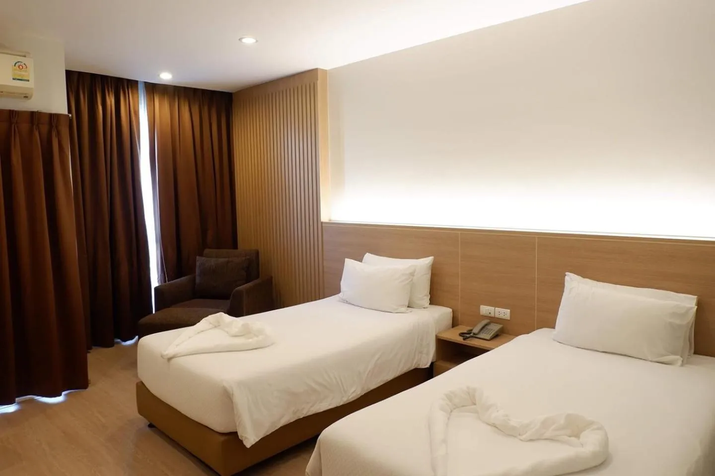 Bed in Crystal Suites Suvarnbhumi Airport