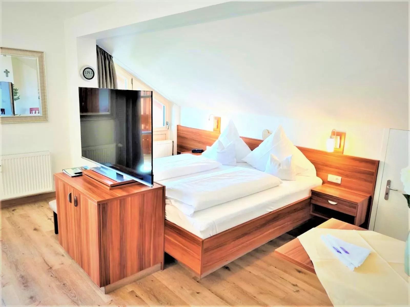 Bed in Appartement-Haus Blumenhof