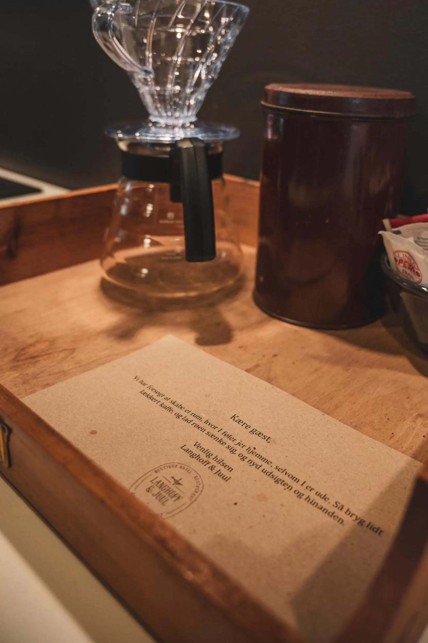 Drinks in Langhoff & Juul Boutique Hotel og Restaurant