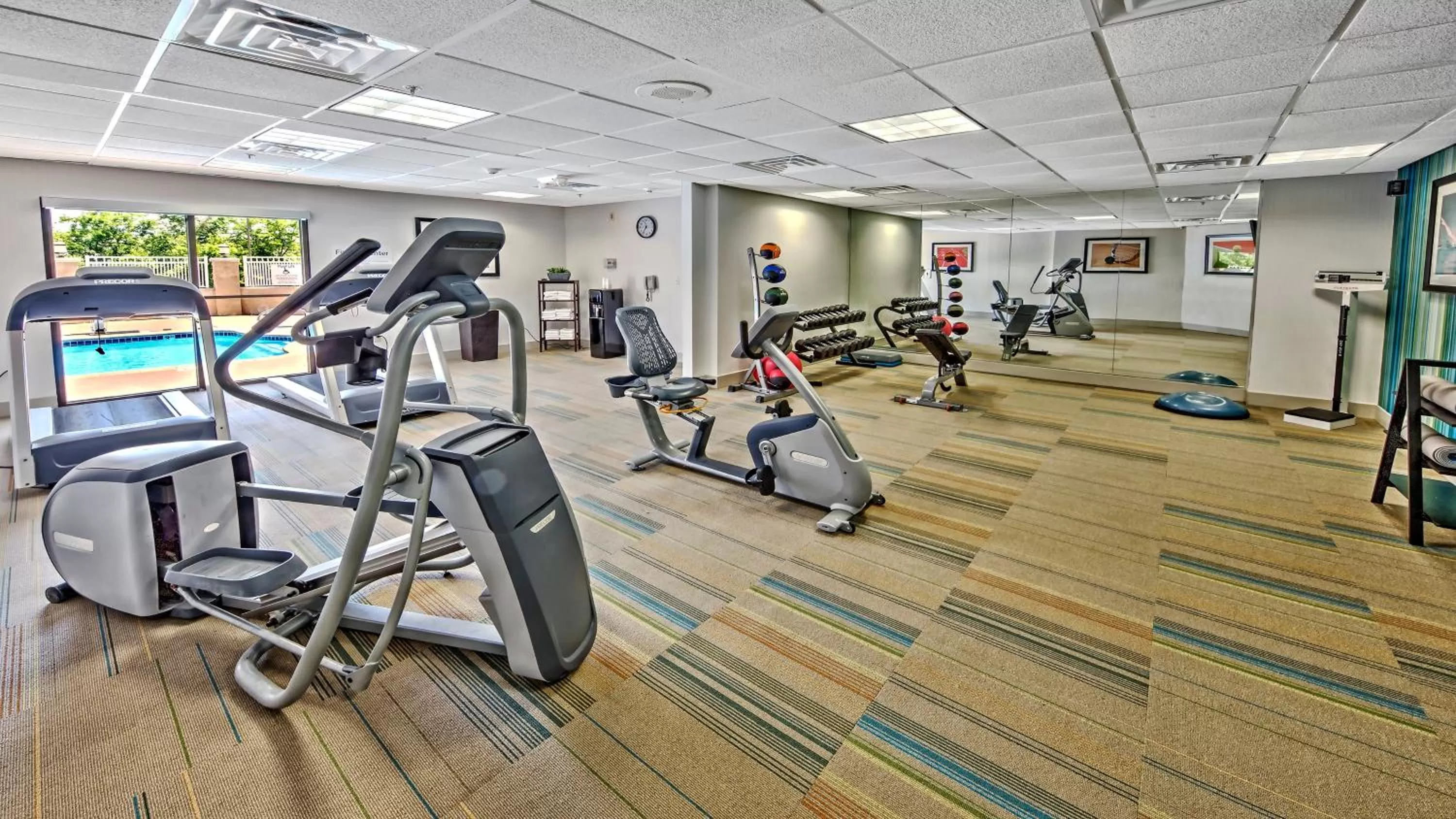 Fitness centre/facilities in Murfreesboro Central Hotel