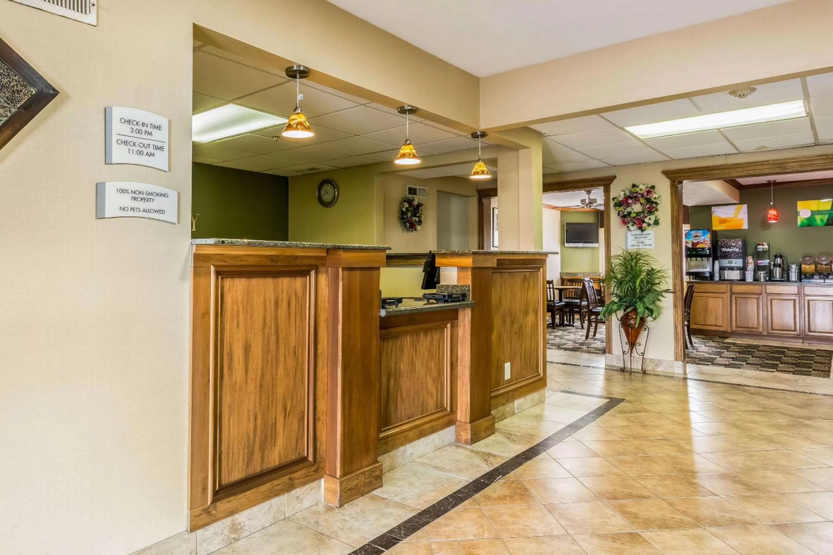 Lobby or reception in Quality Inn I-74 Batesville