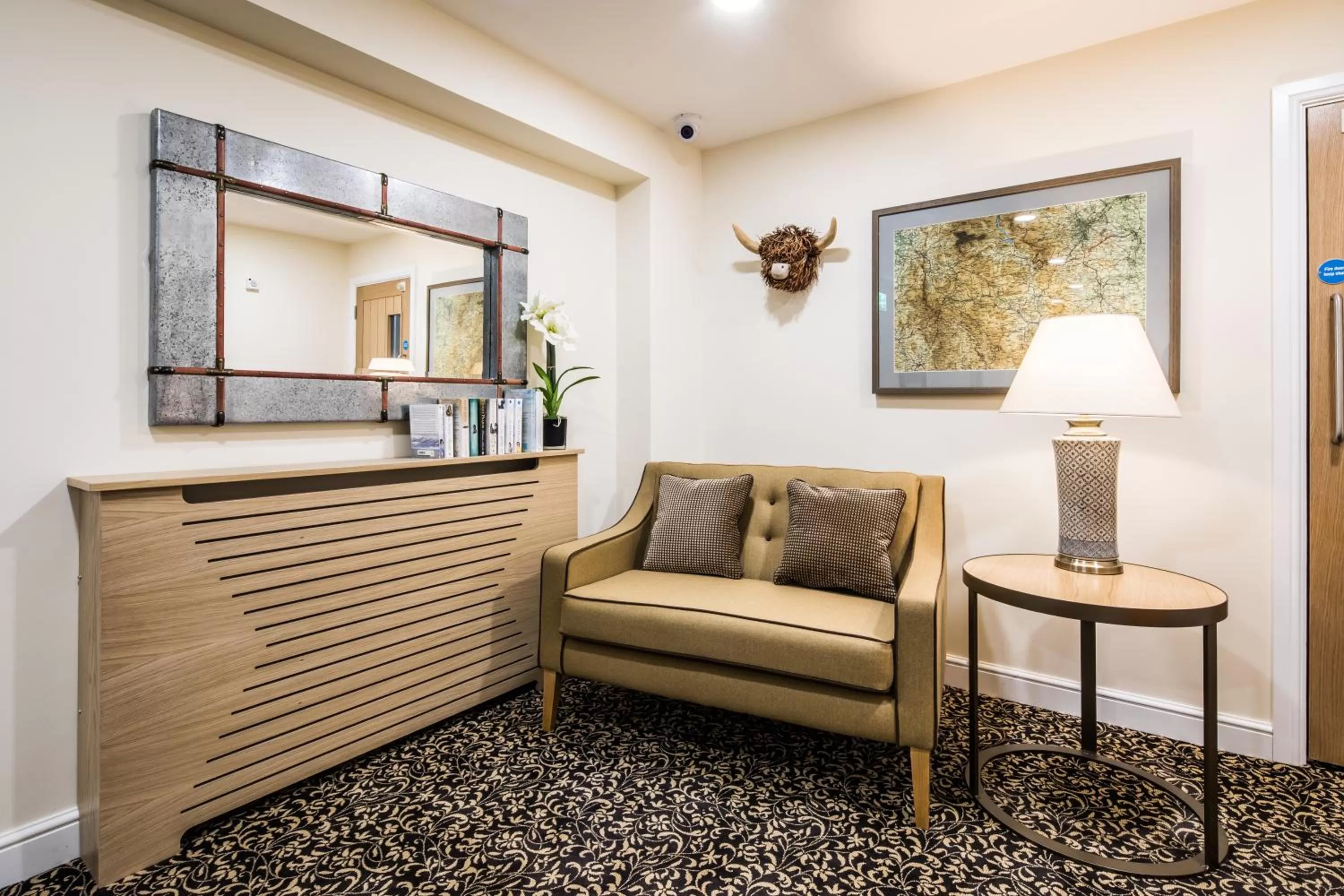 Seating area in The H Boutique Hotel