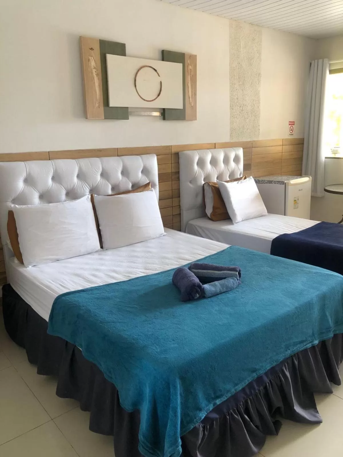 TV and multimedia, Bed in Pousada Das Palmeiras