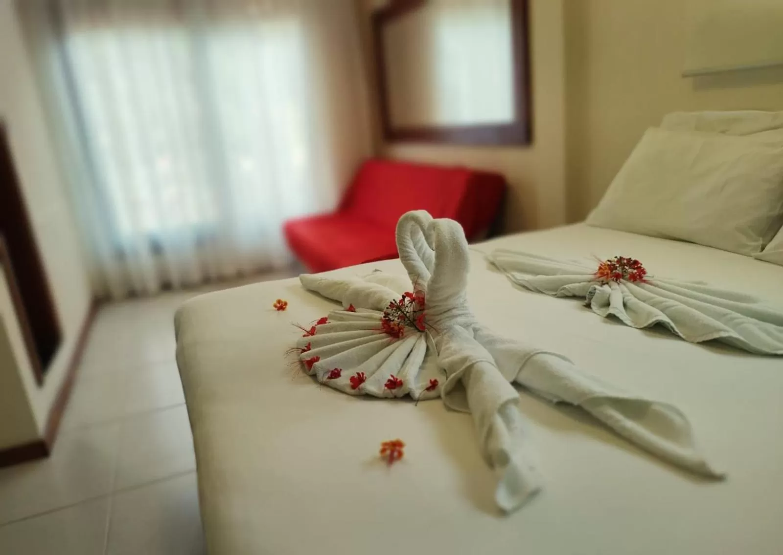 Bedroom, Bed in i9 Quixaba Flat