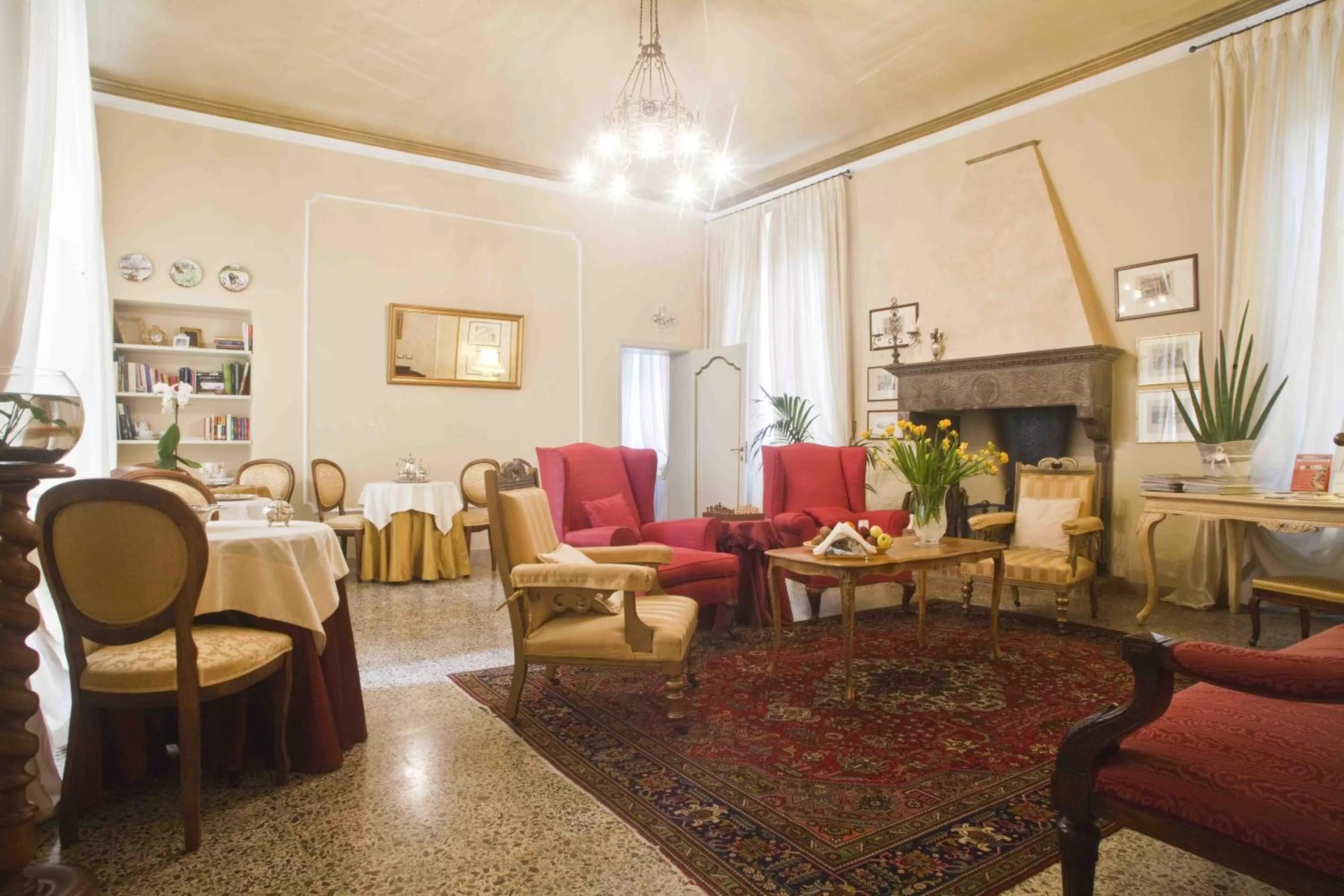 Communal lounge/ TV room in Relais San Lorenzo